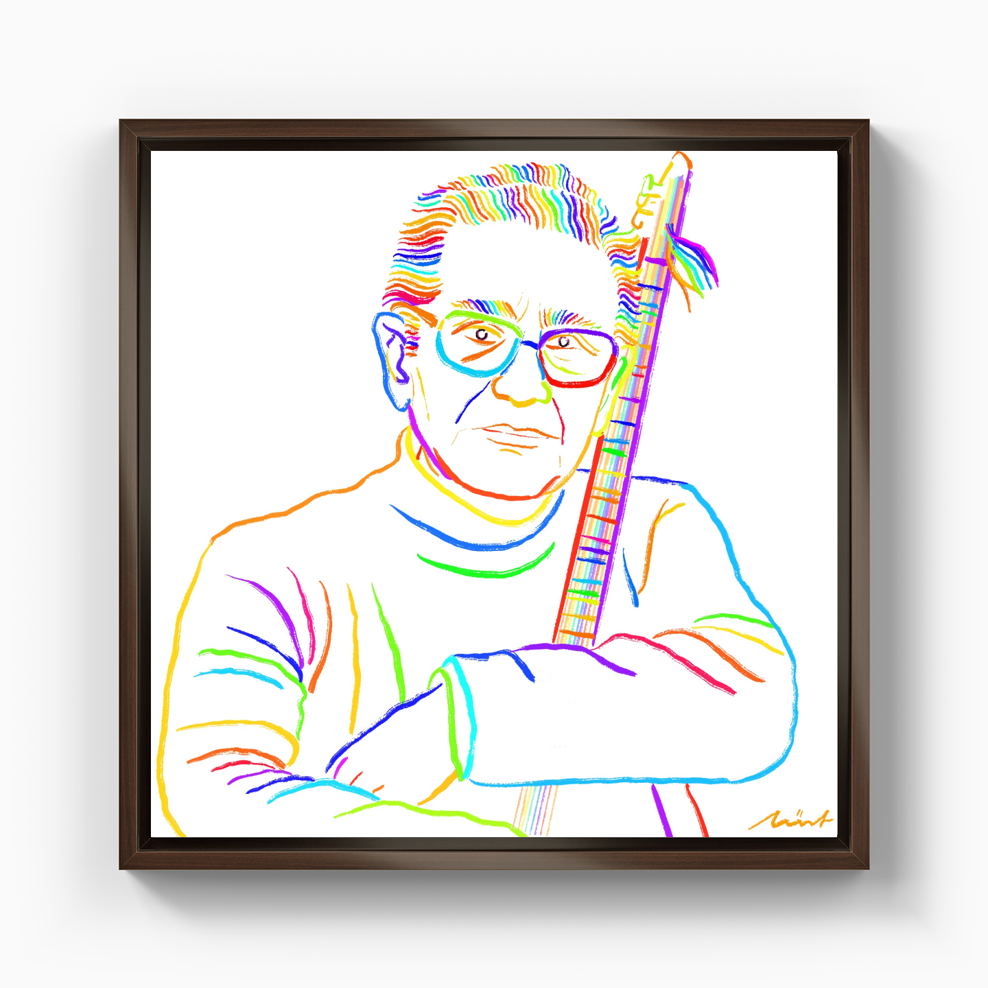 Ruhi Su - Kanvas Tablo