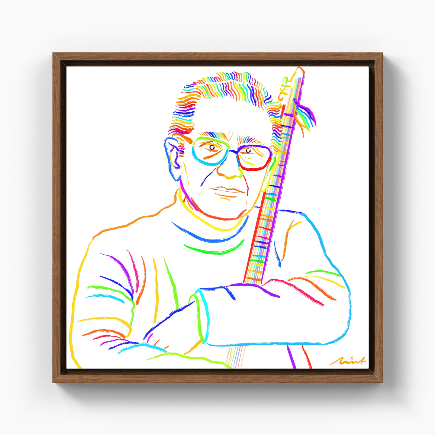 Ruhi Su - Kanvas Tablo