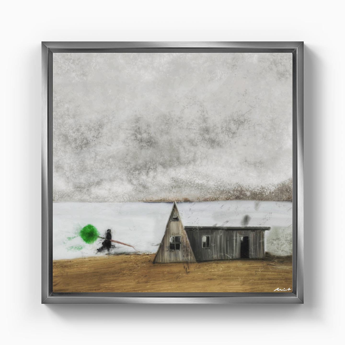 dusty road - Kanvas Tablo