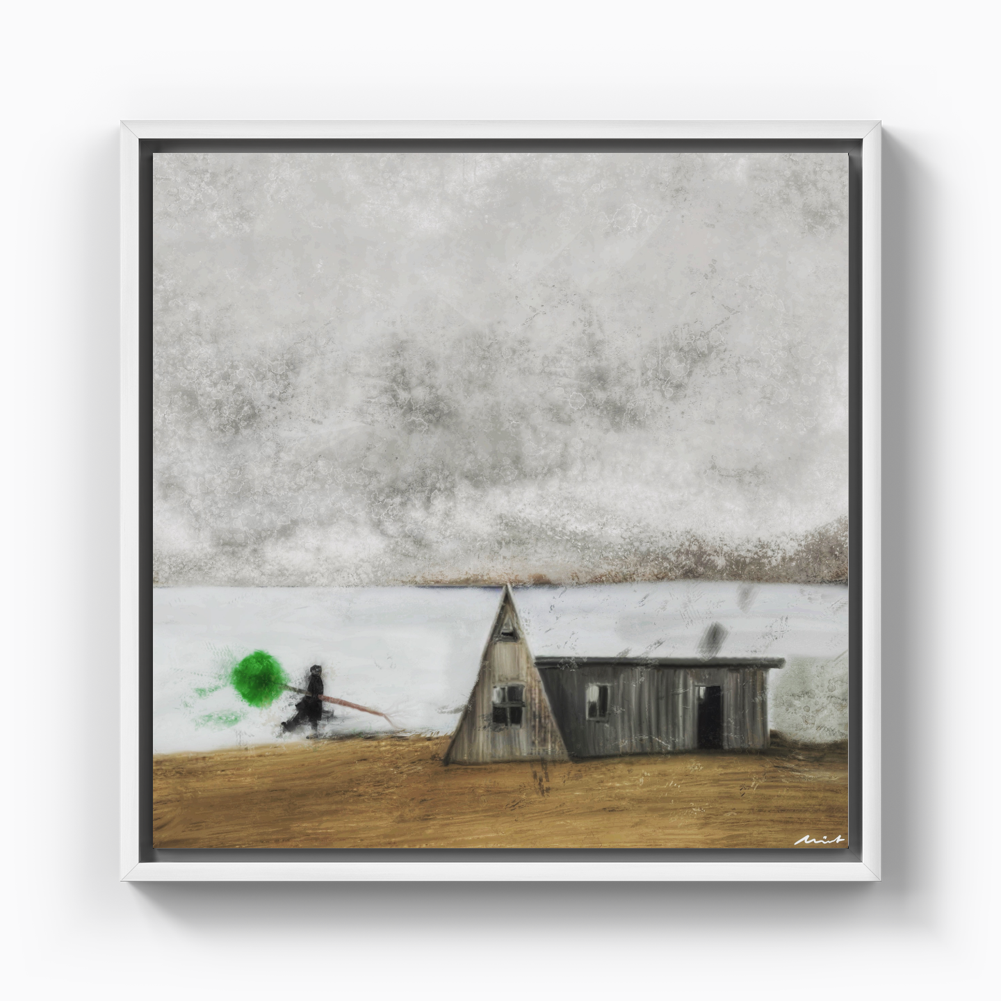 dusty road - Kanvas Tablo