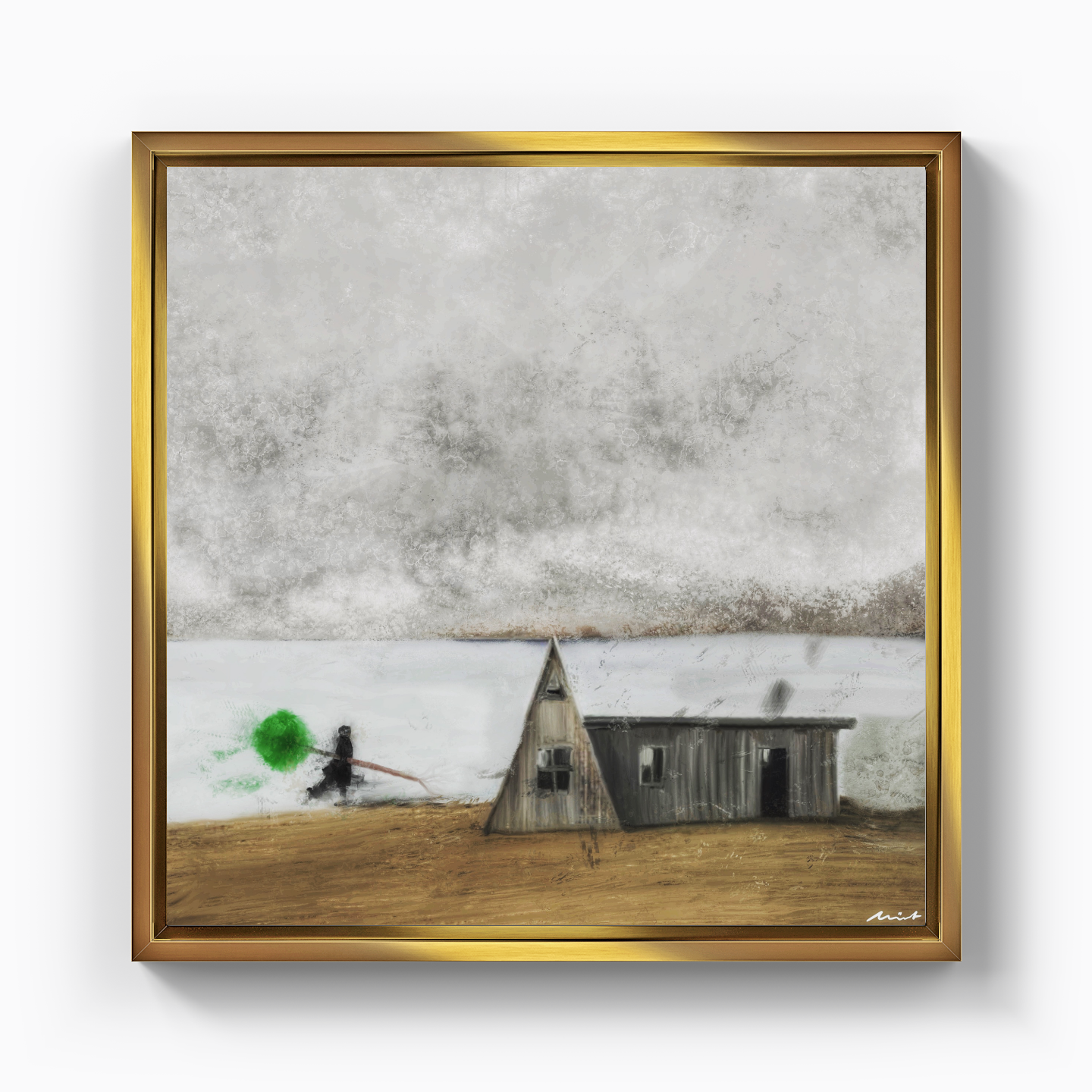 dusty road - Kanvas Tablo