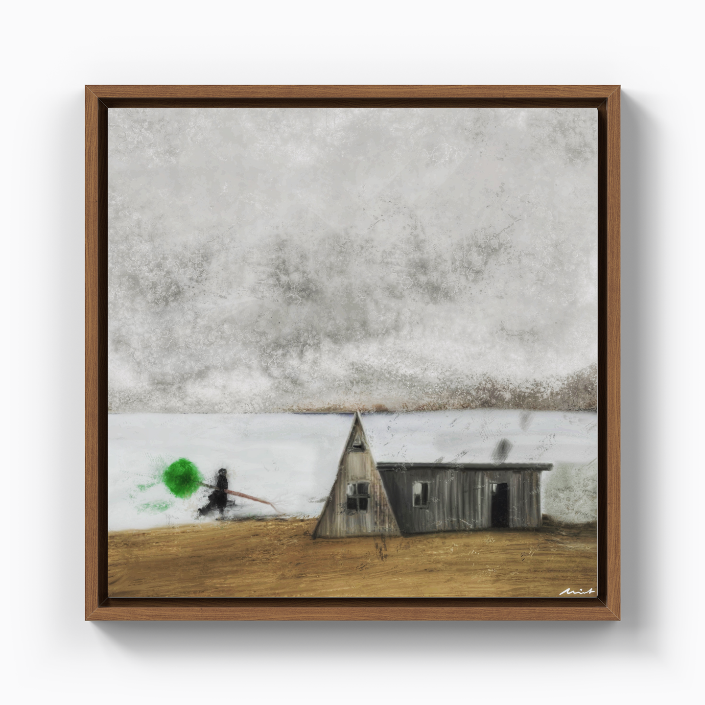 dusty road - Kanvas Tablo