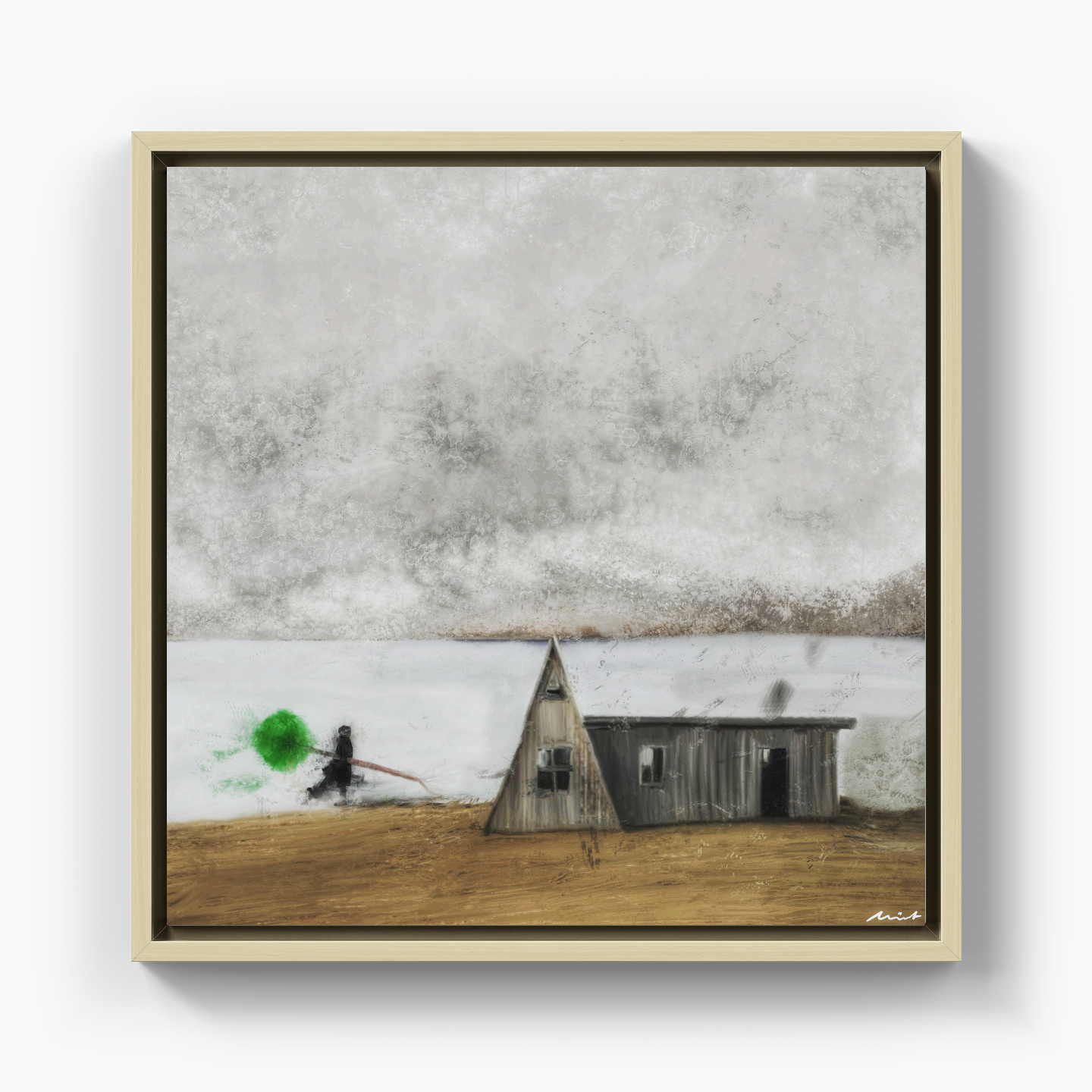 dusty road - Kanvas Tablo