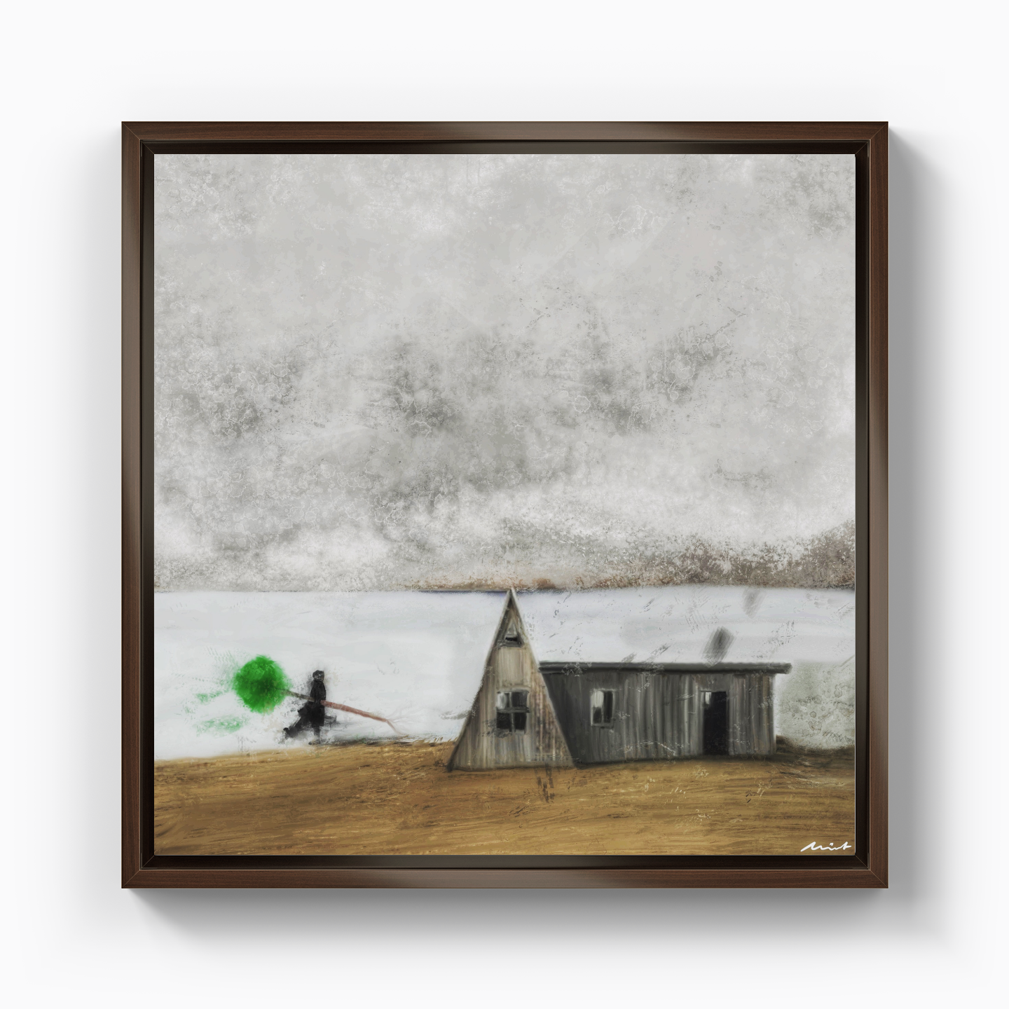 dusty road - Kanvas Tablo