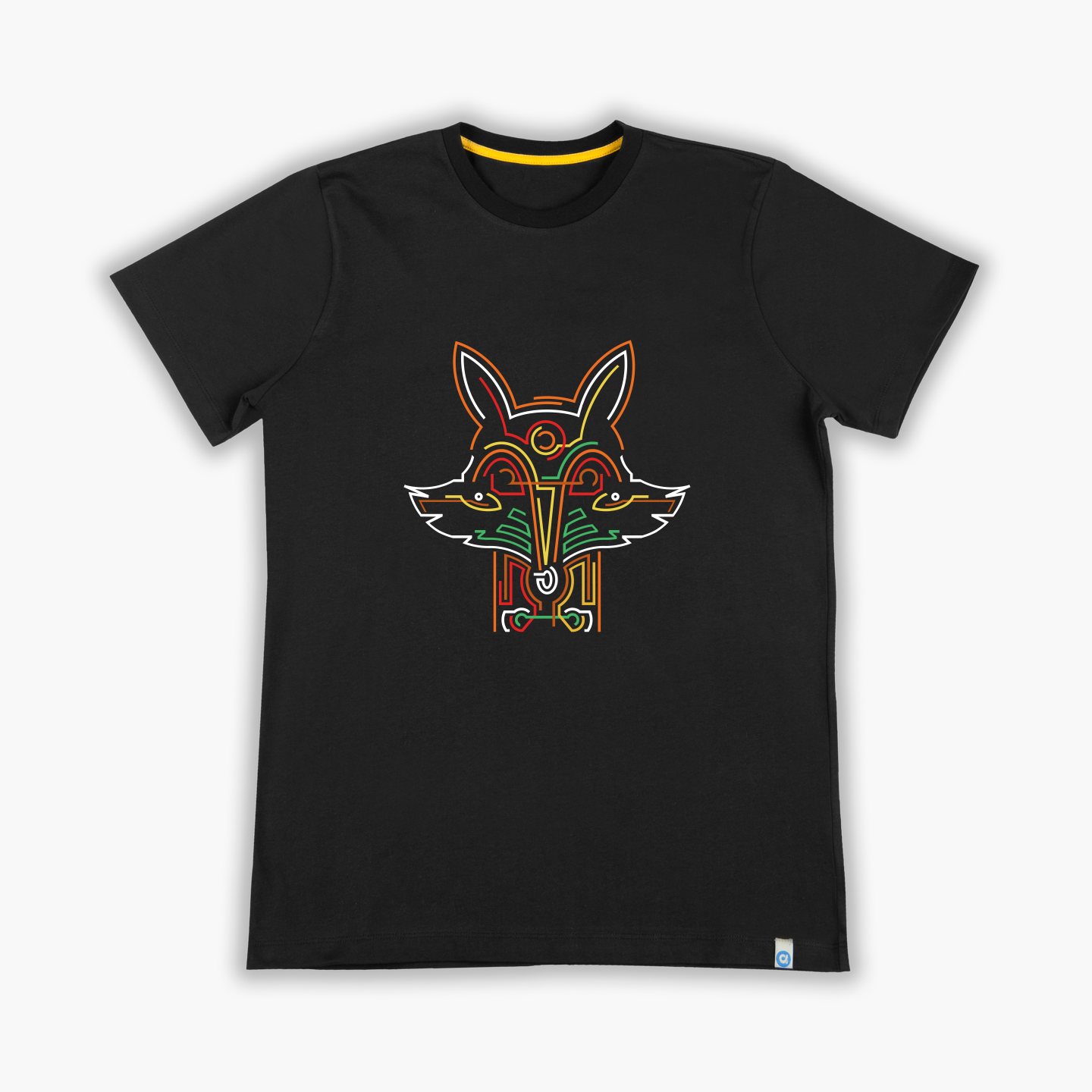 neon fox - T-shirt
