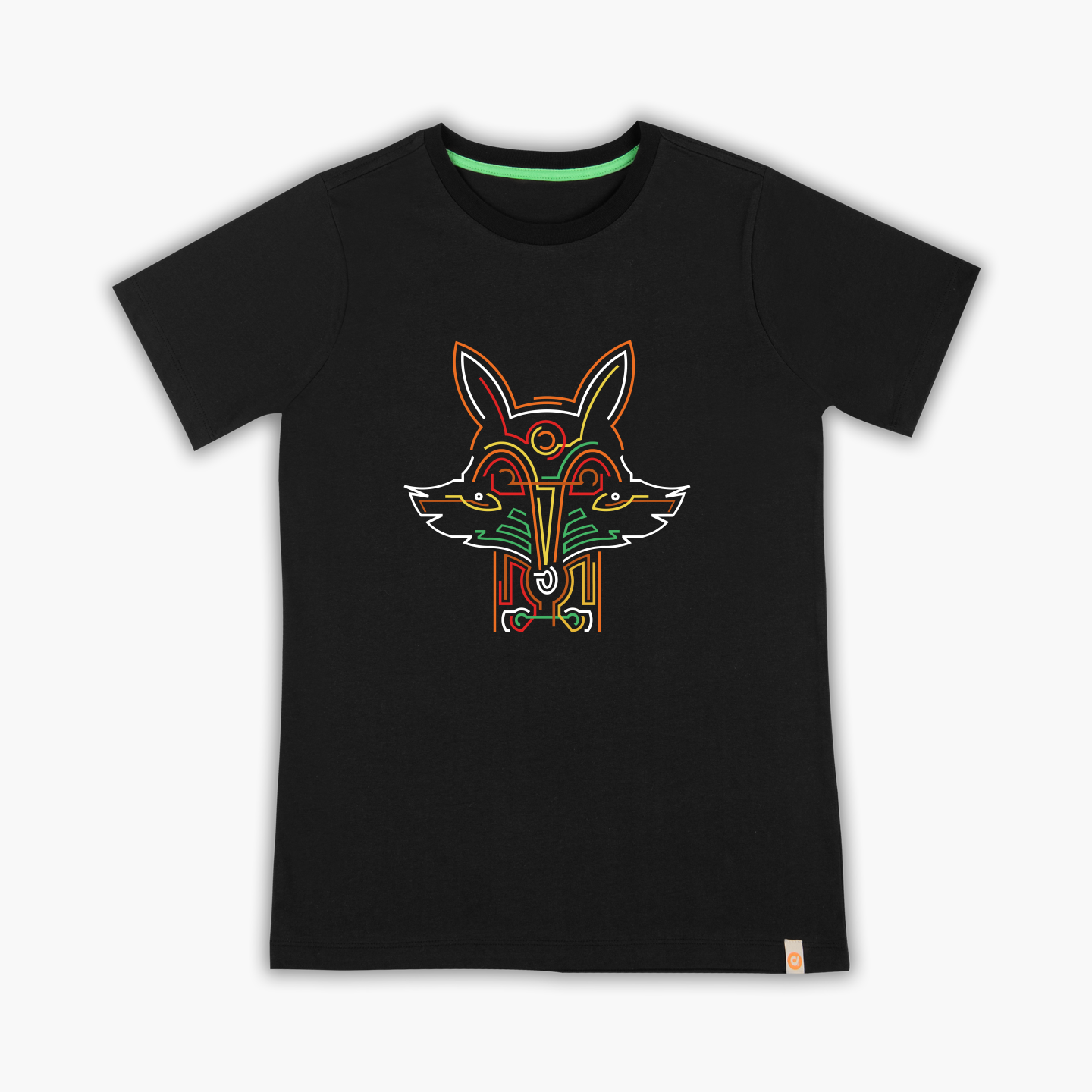 neon fox - T-shirt