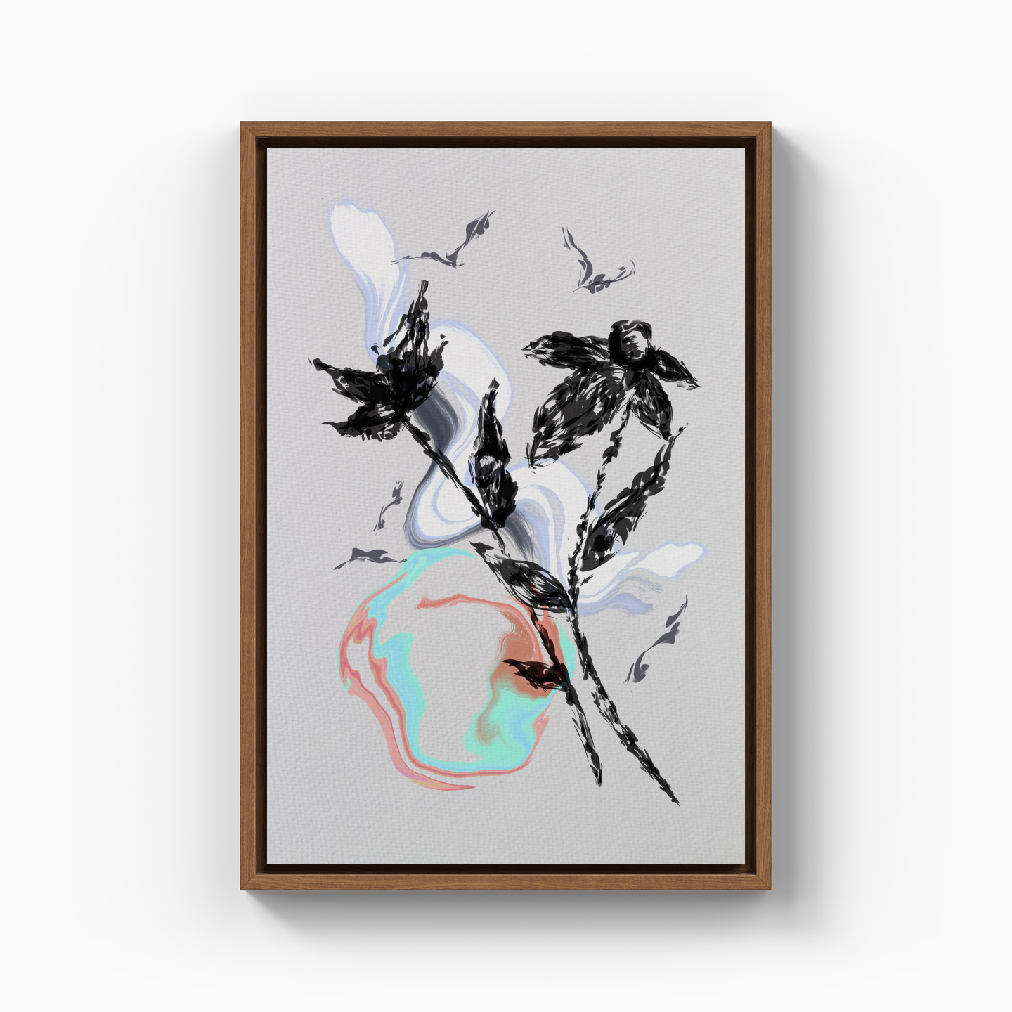 Üç yaş - Kanvas Tablo