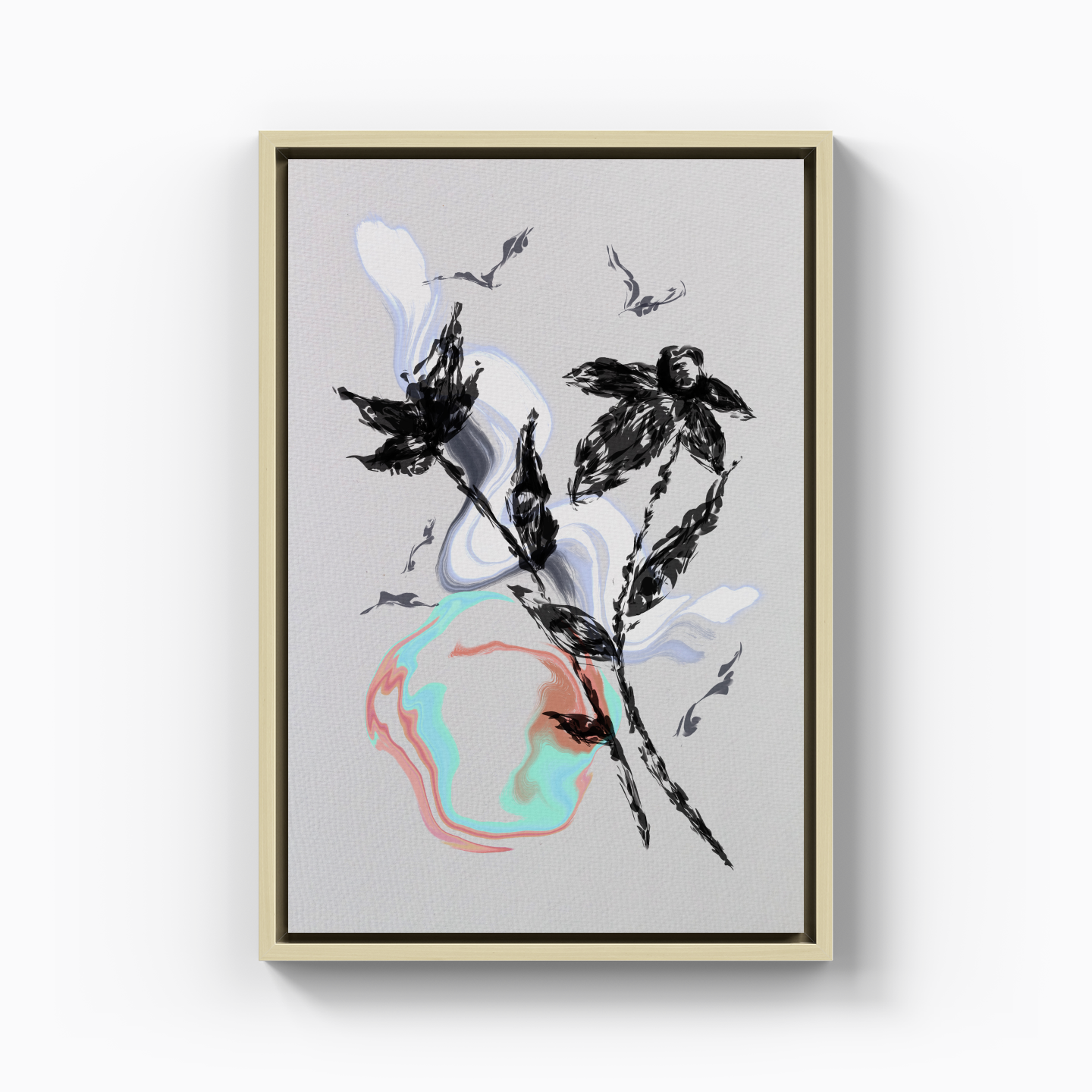 Üç yaş - Kanvas Tablo