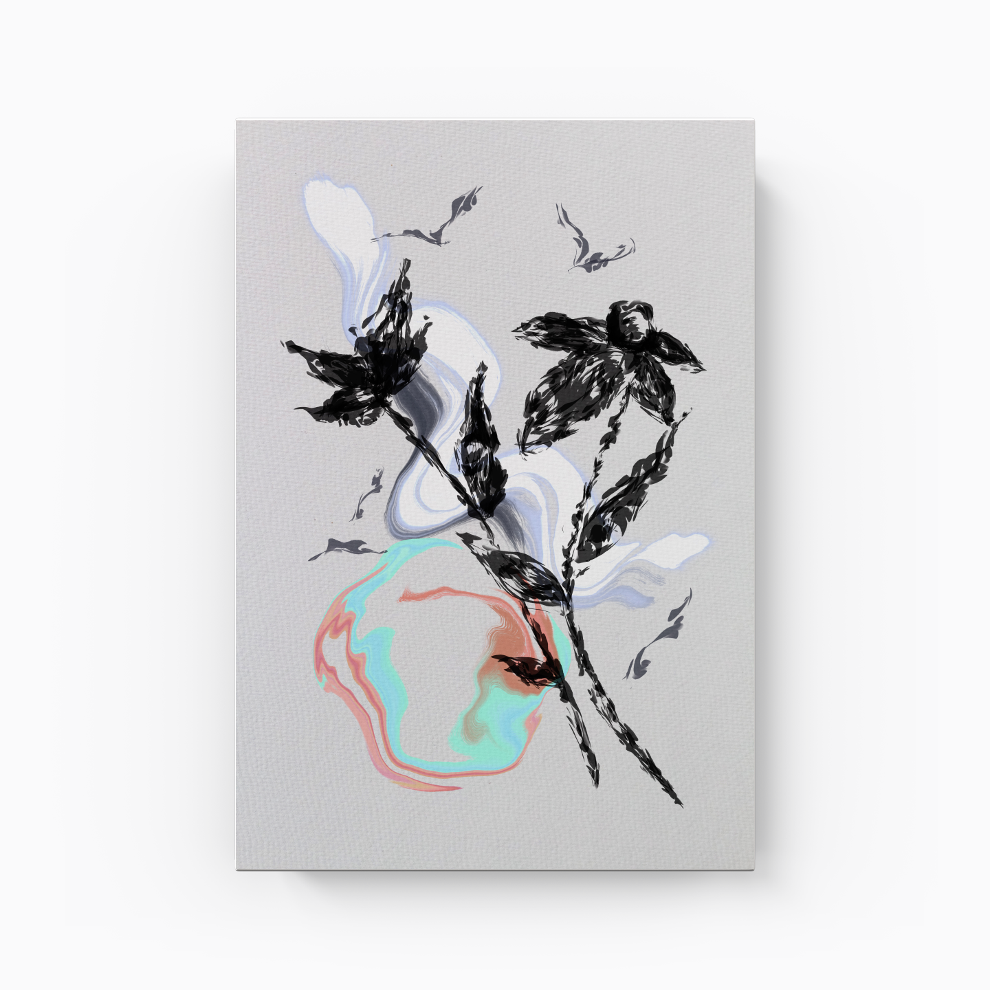 Üç yaş - Kanvas Tablo