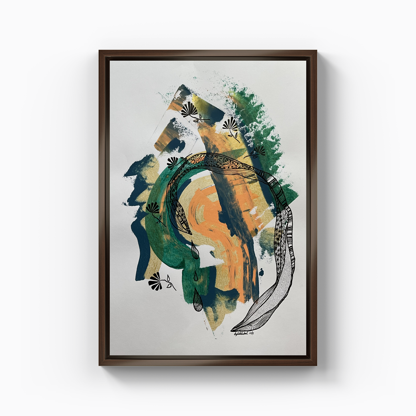 Dalga - Kanvas Tablo