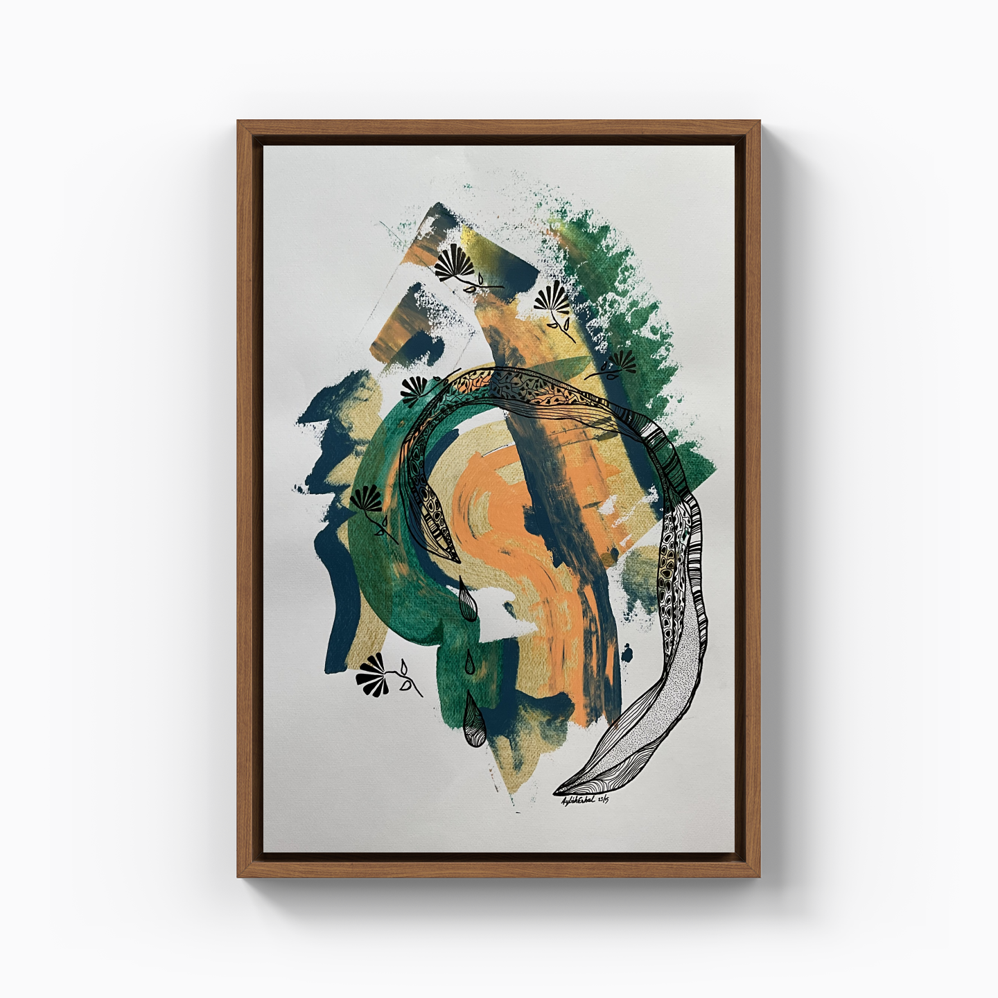 Dalga - Kanvas Tablo