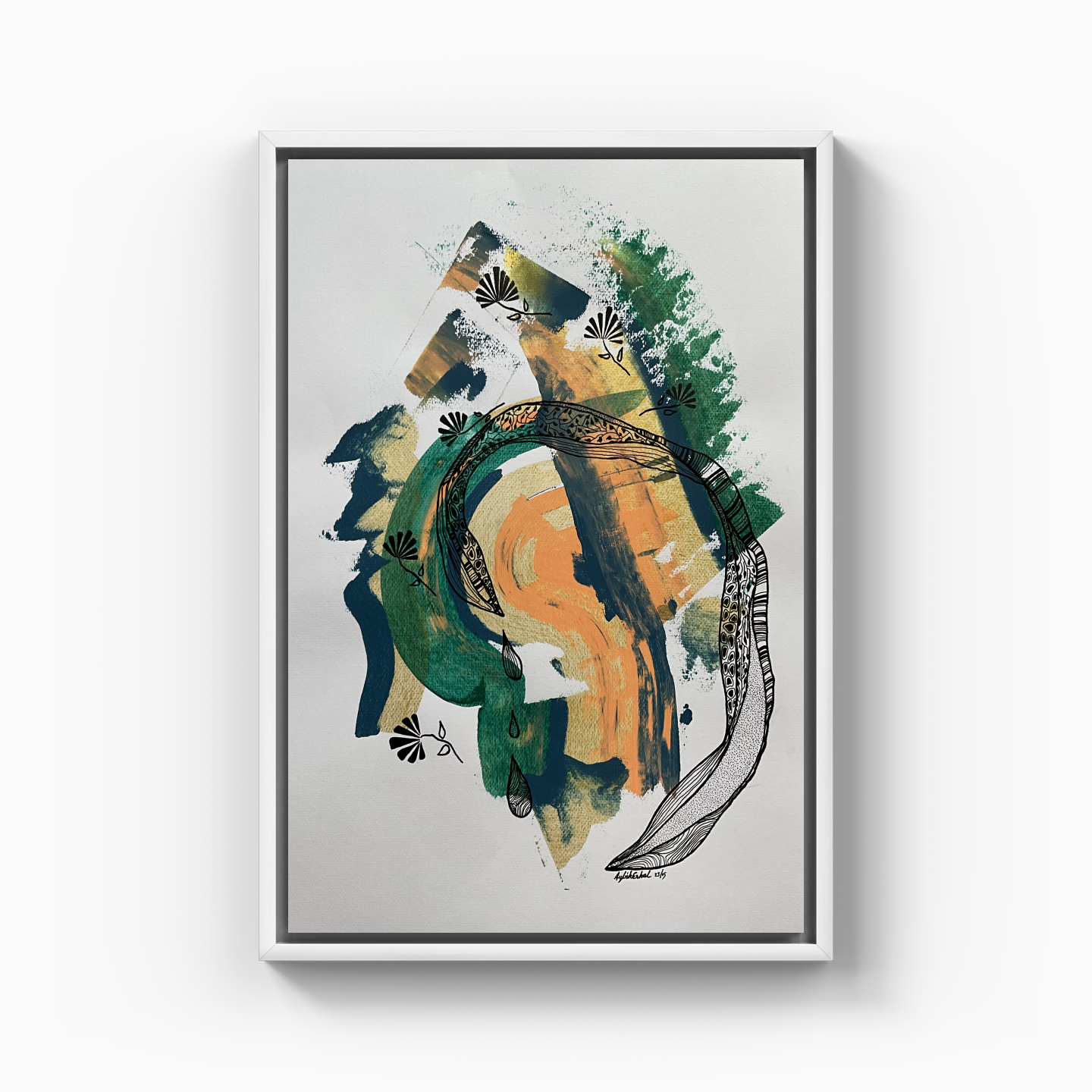 Dalga - Kanvas Tablo