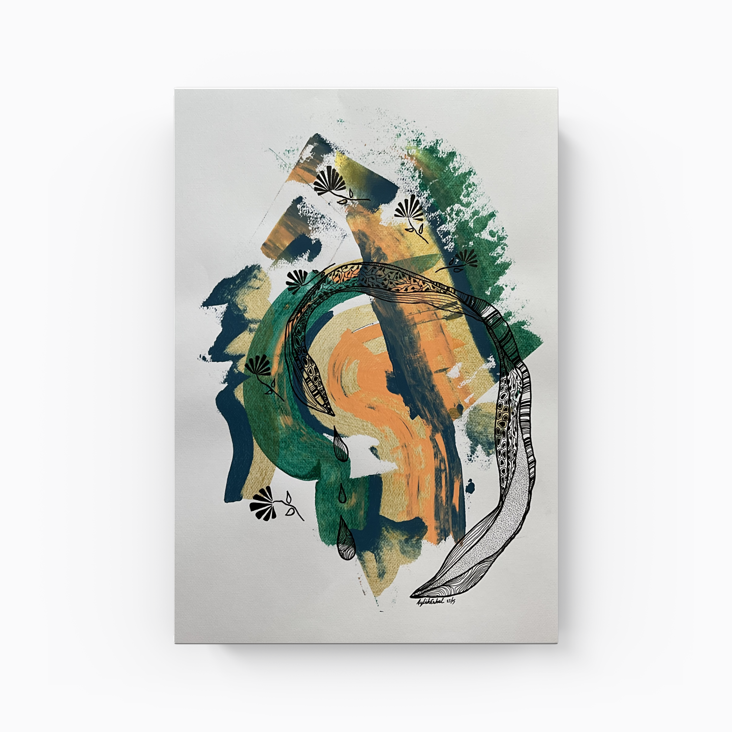 Dalga - Kanvas Tablo