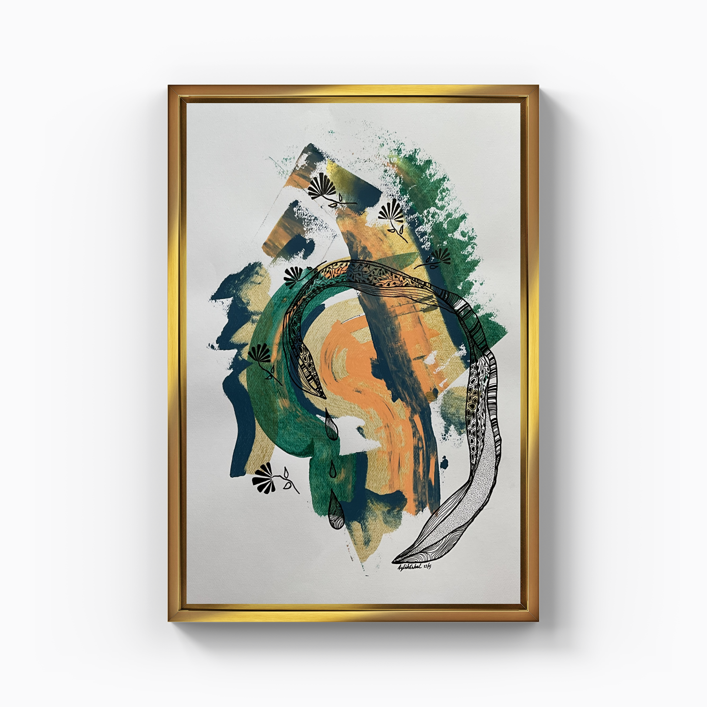 Dalga - Kanvas Tablo