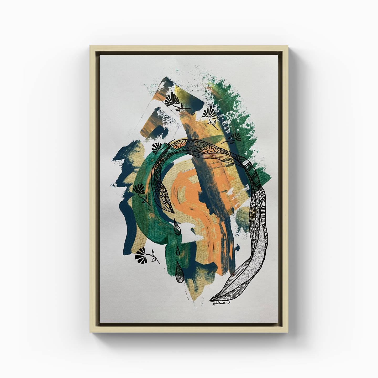 Dalga - Kanvas Tablo