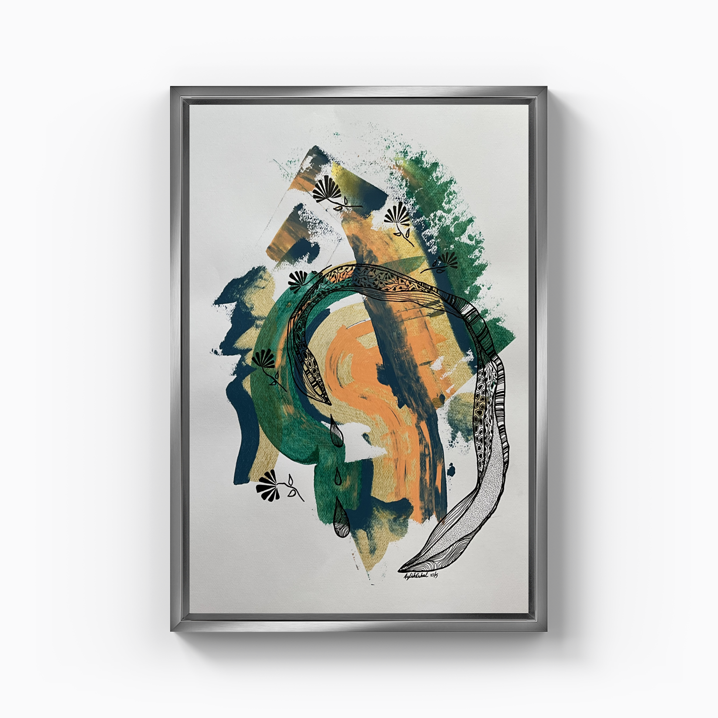 Dalga - Kanvas Tablo