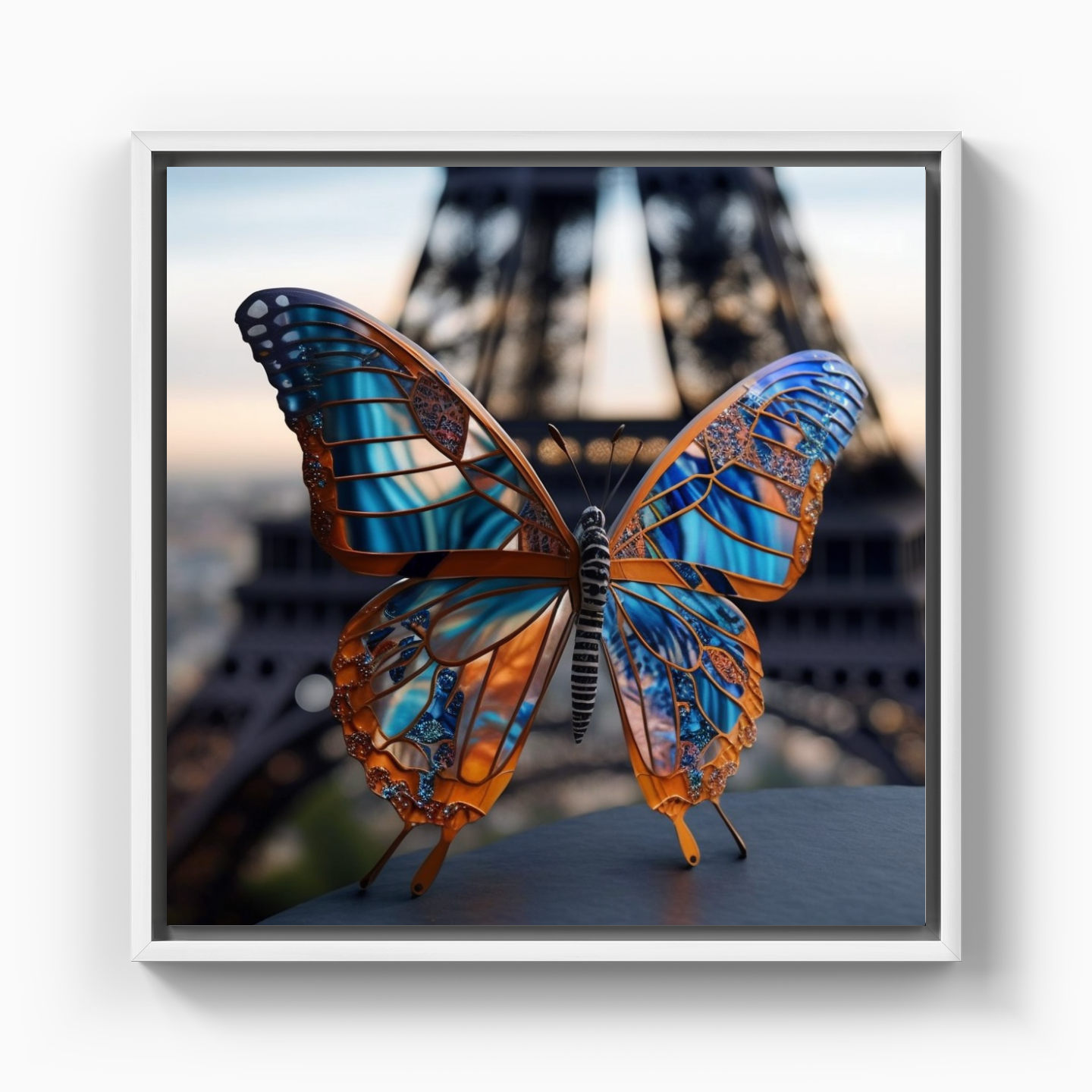 Metallic Butterfly - Canvas Print