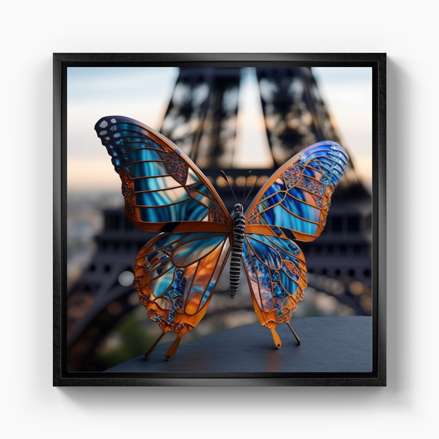 Metallic Butterfly - Canvas Print