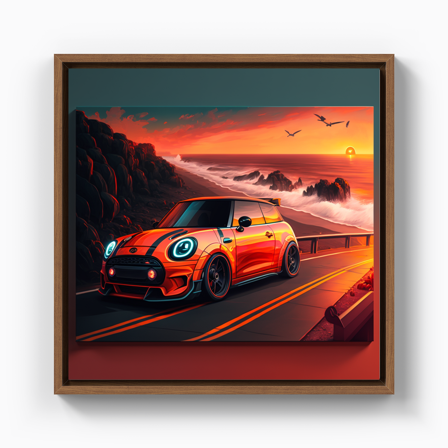 Mini Cooper - Canvas Print