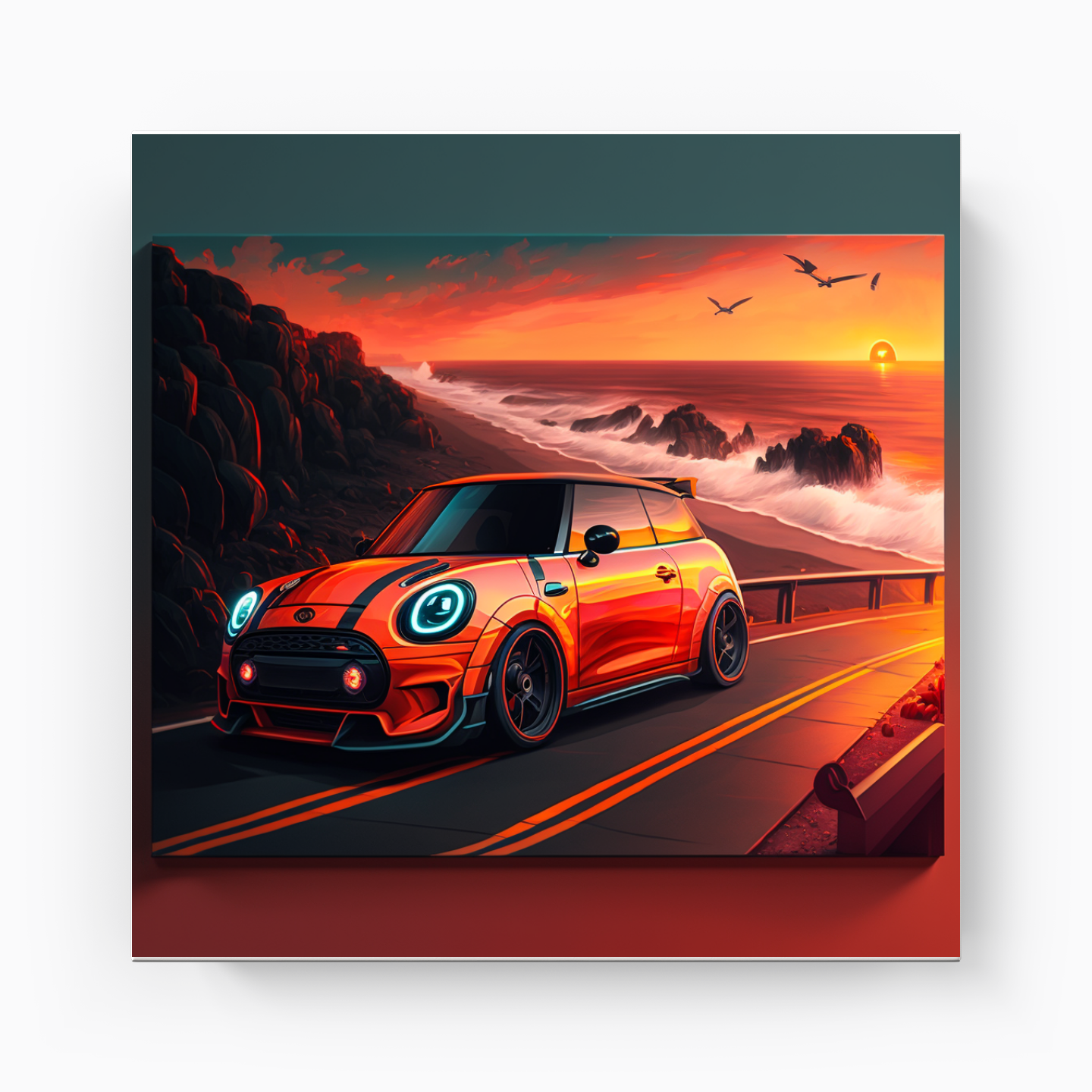 Mini Cooper - Canvas Print