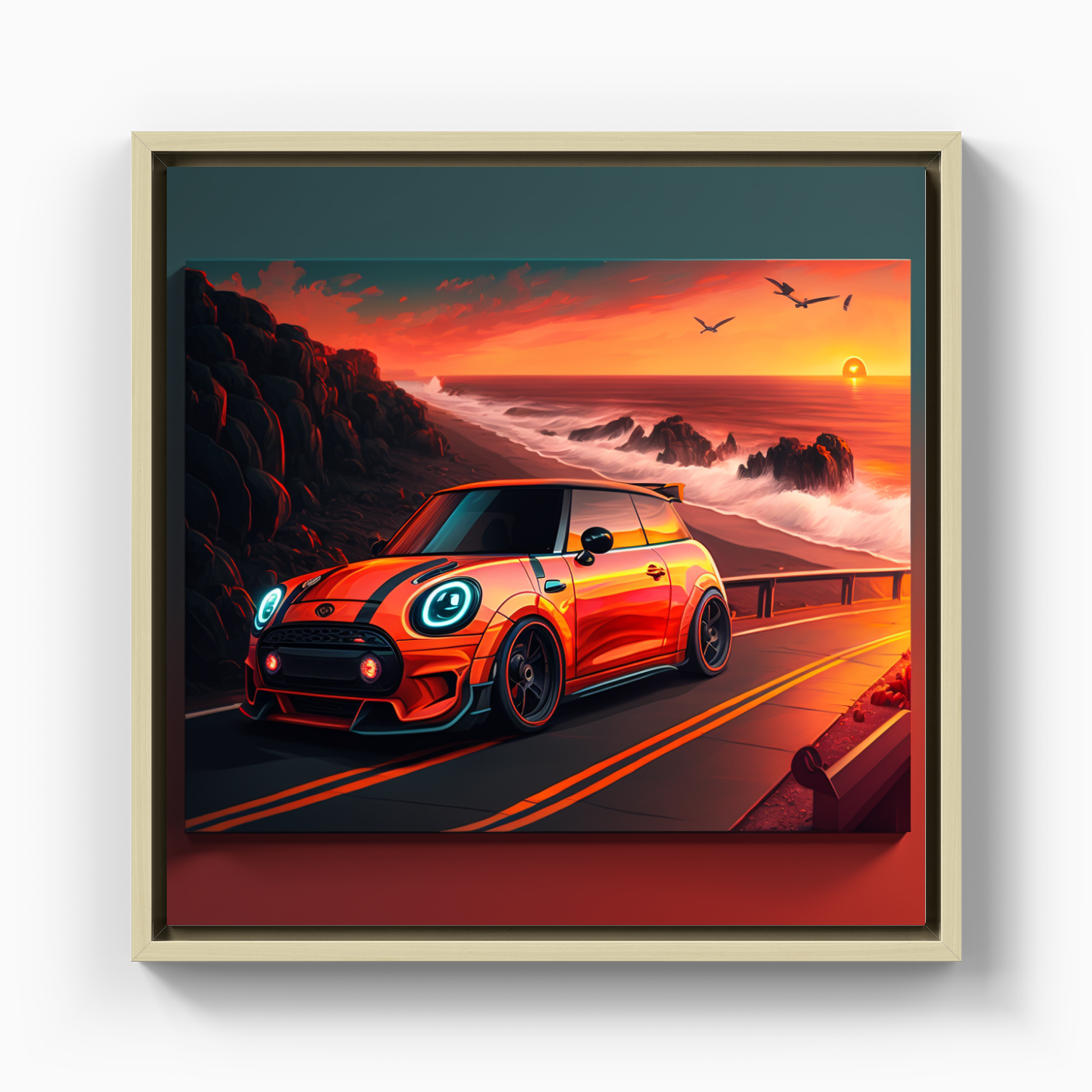 Mini Cooper - Canvas Print