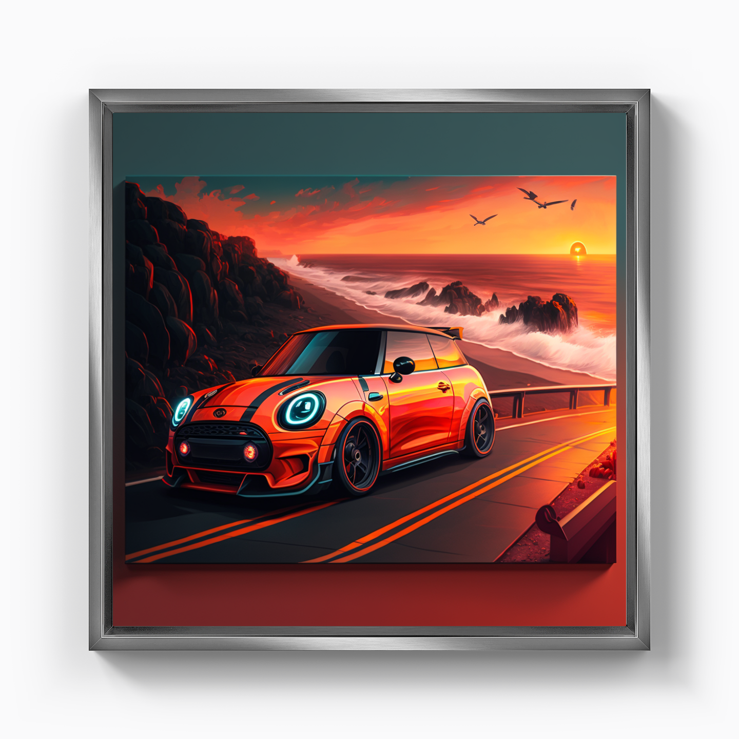 Mini Cooper - Canvas Print
