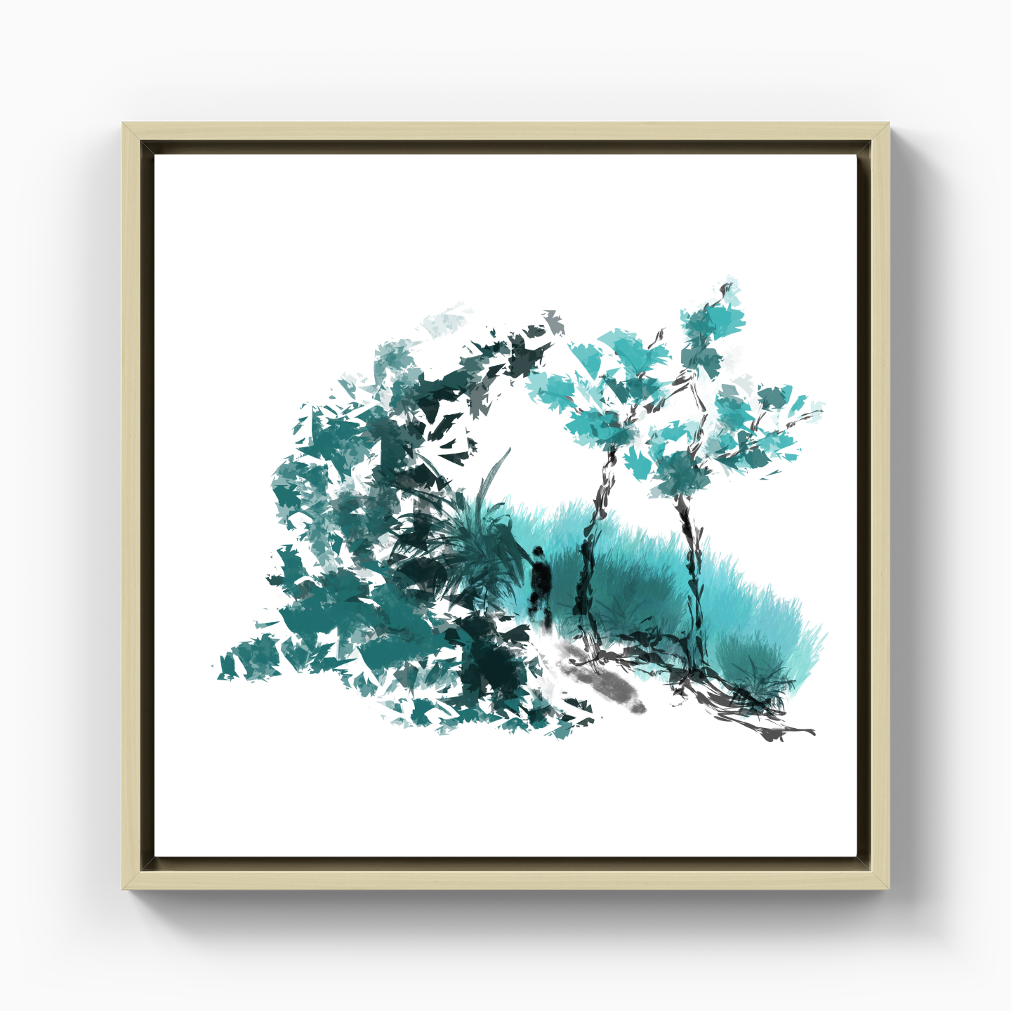 Walking - Canvas Print