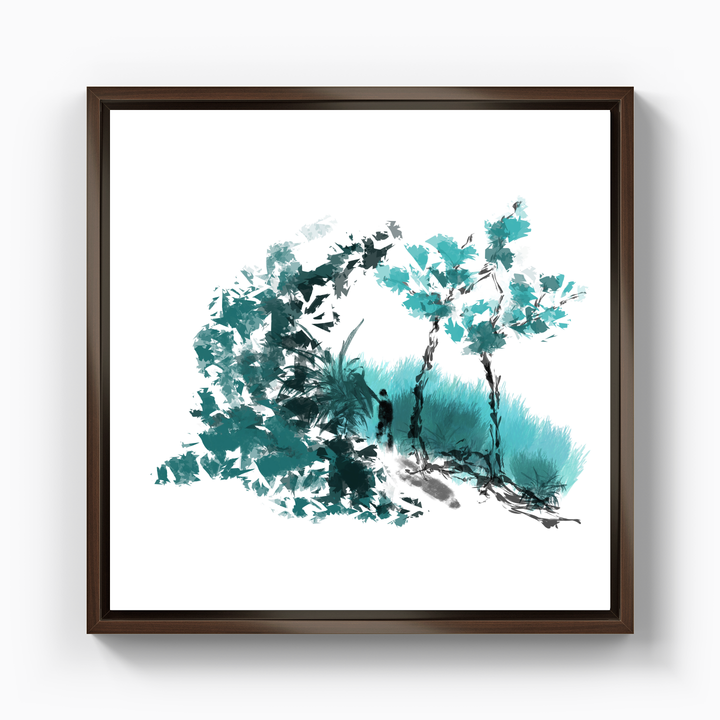 Walking - Canvas Print