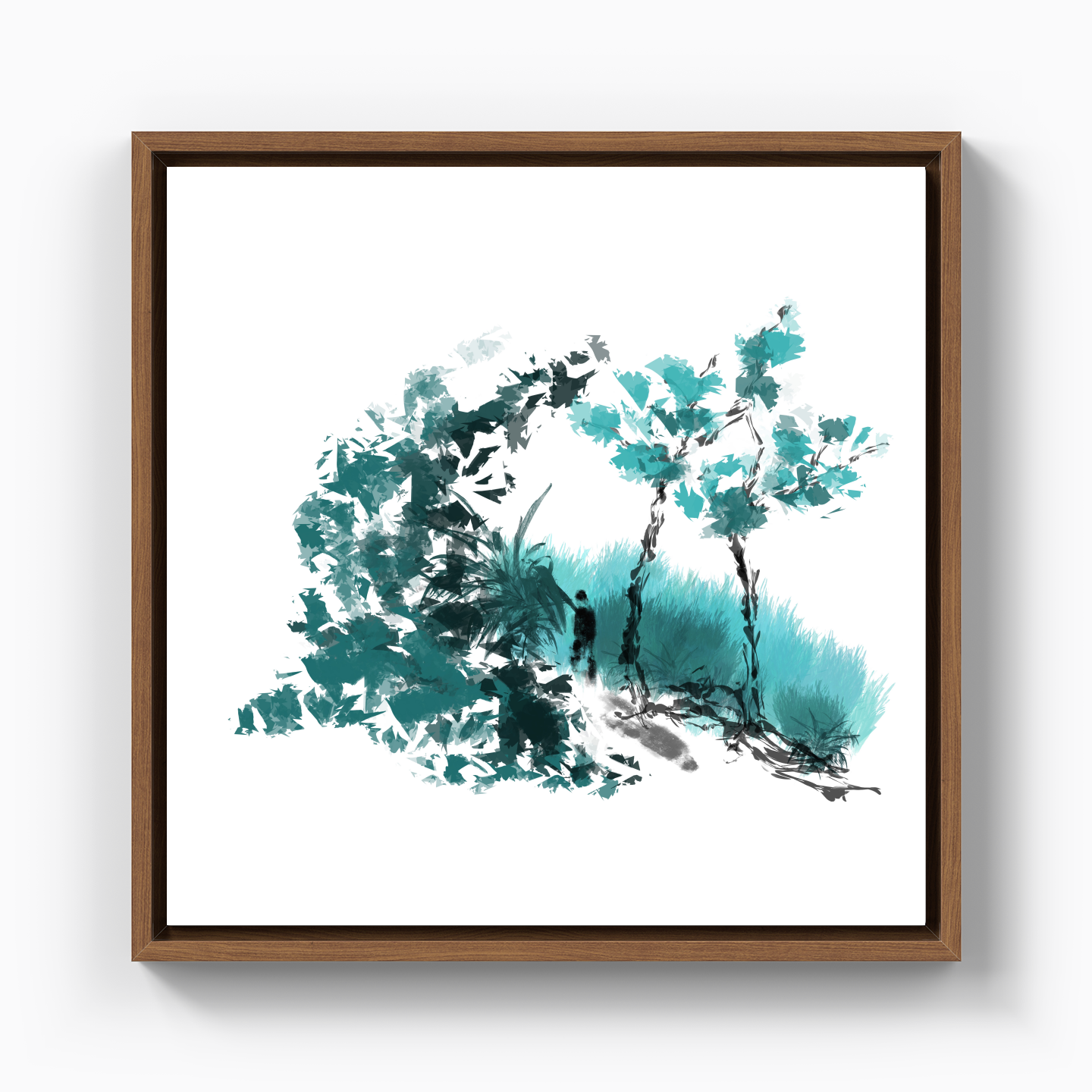 Walking - Canvas Print