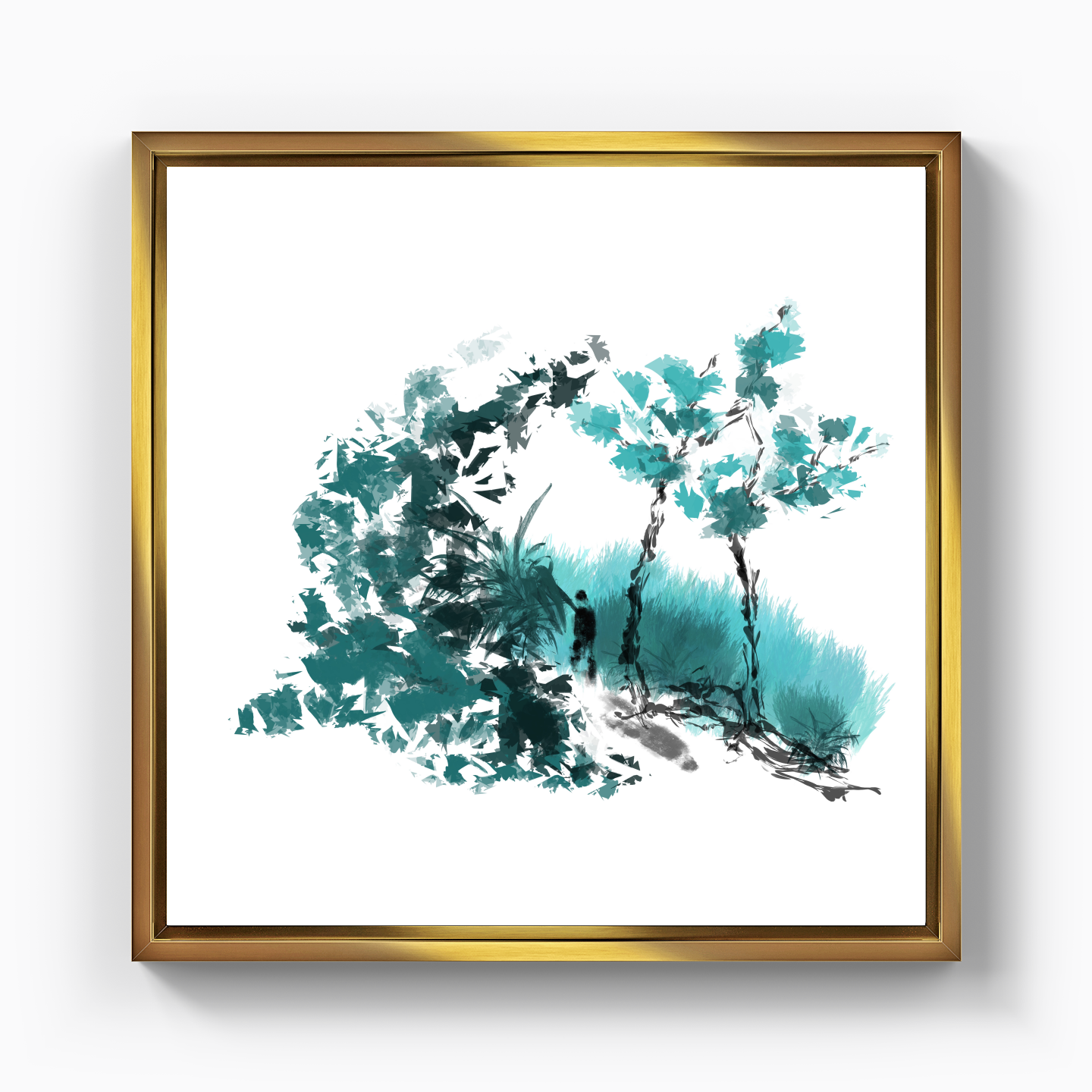 Walking - Canvas Print