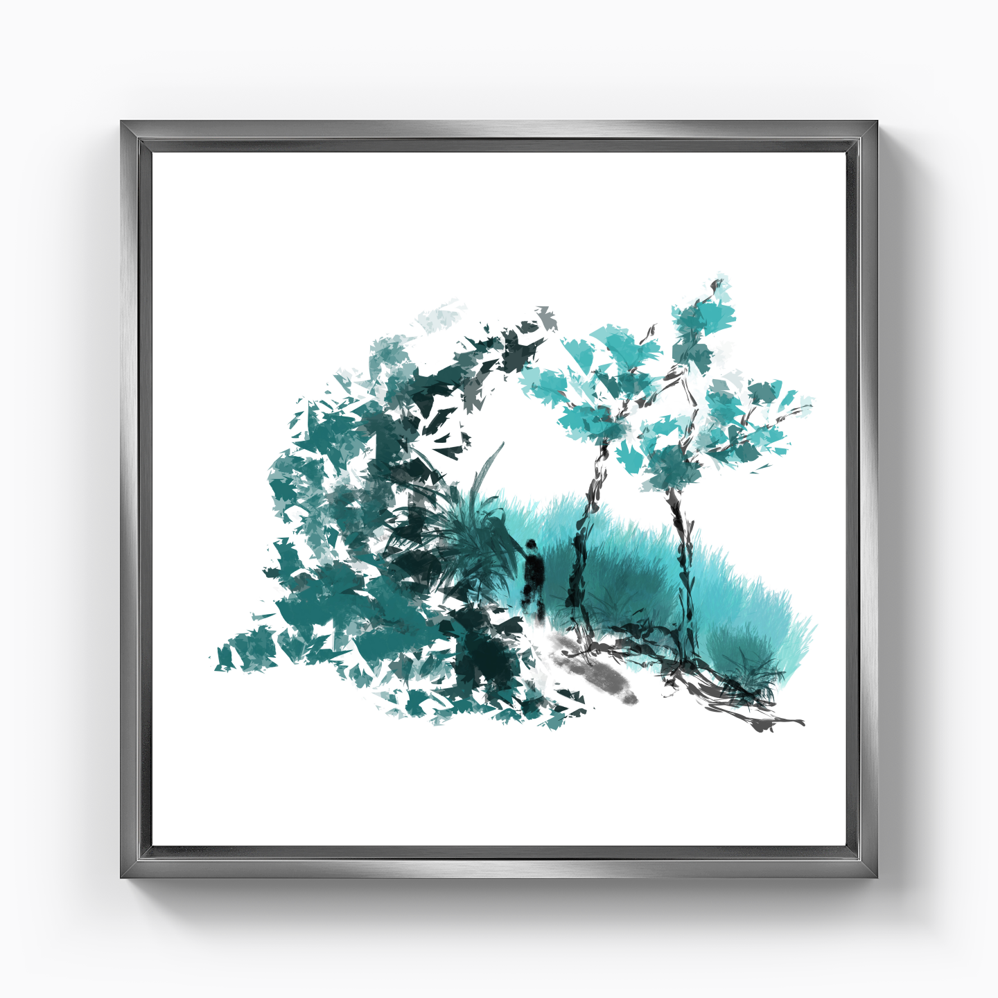 Walking - Canvas Print