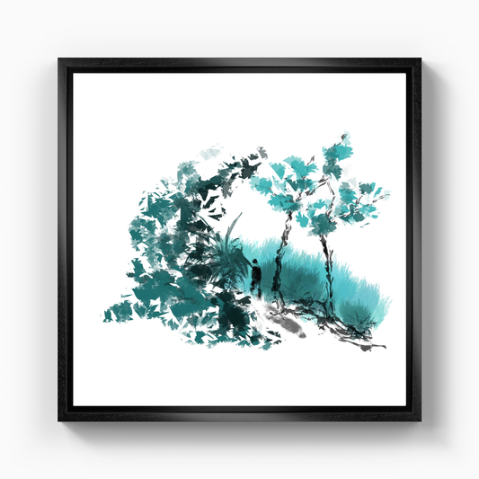 Walking - Canvas Print