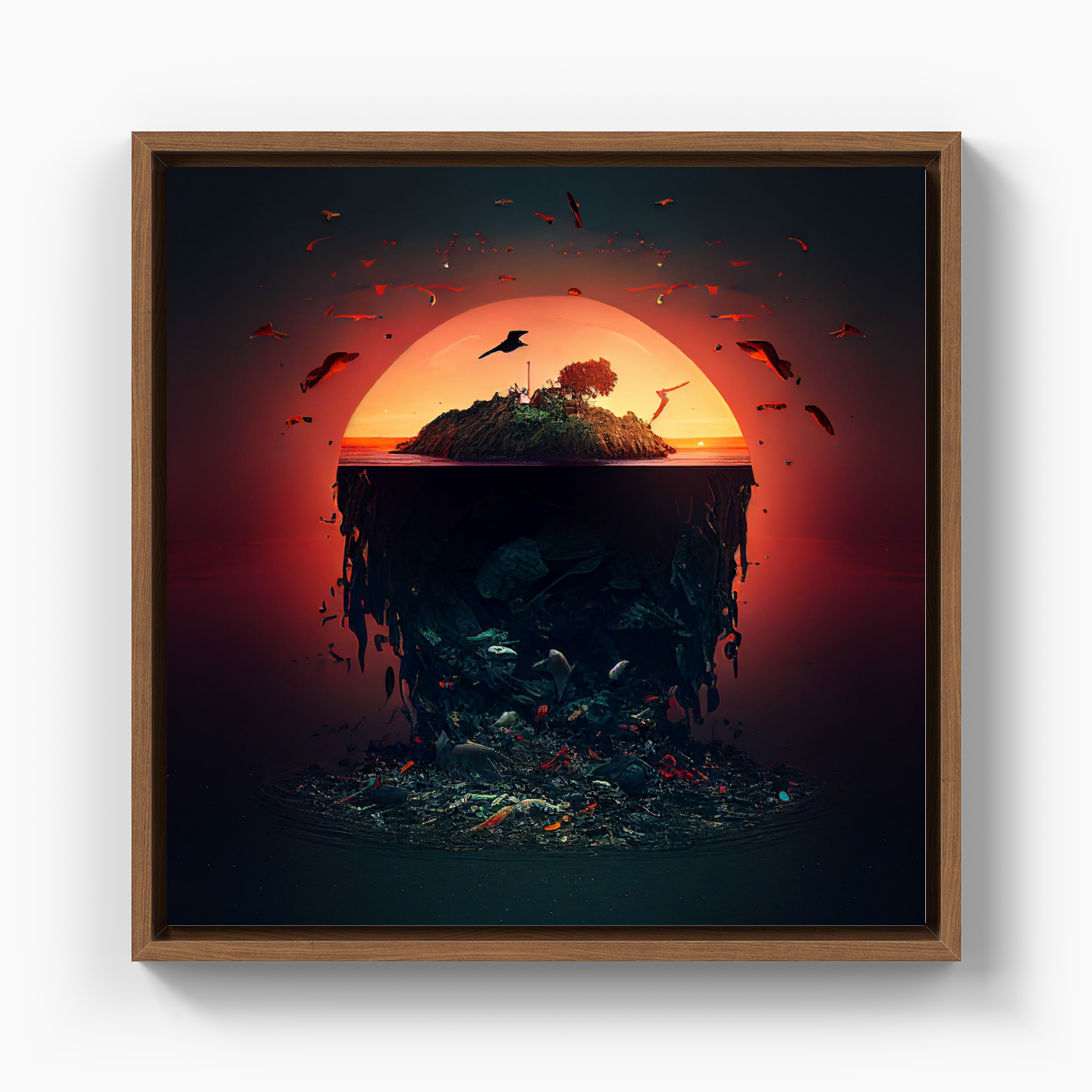 Garbage Island 2 - Canvas Print