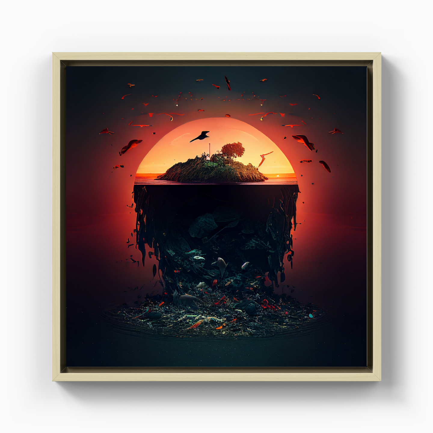 Garbage Island 2 - Canvas Print