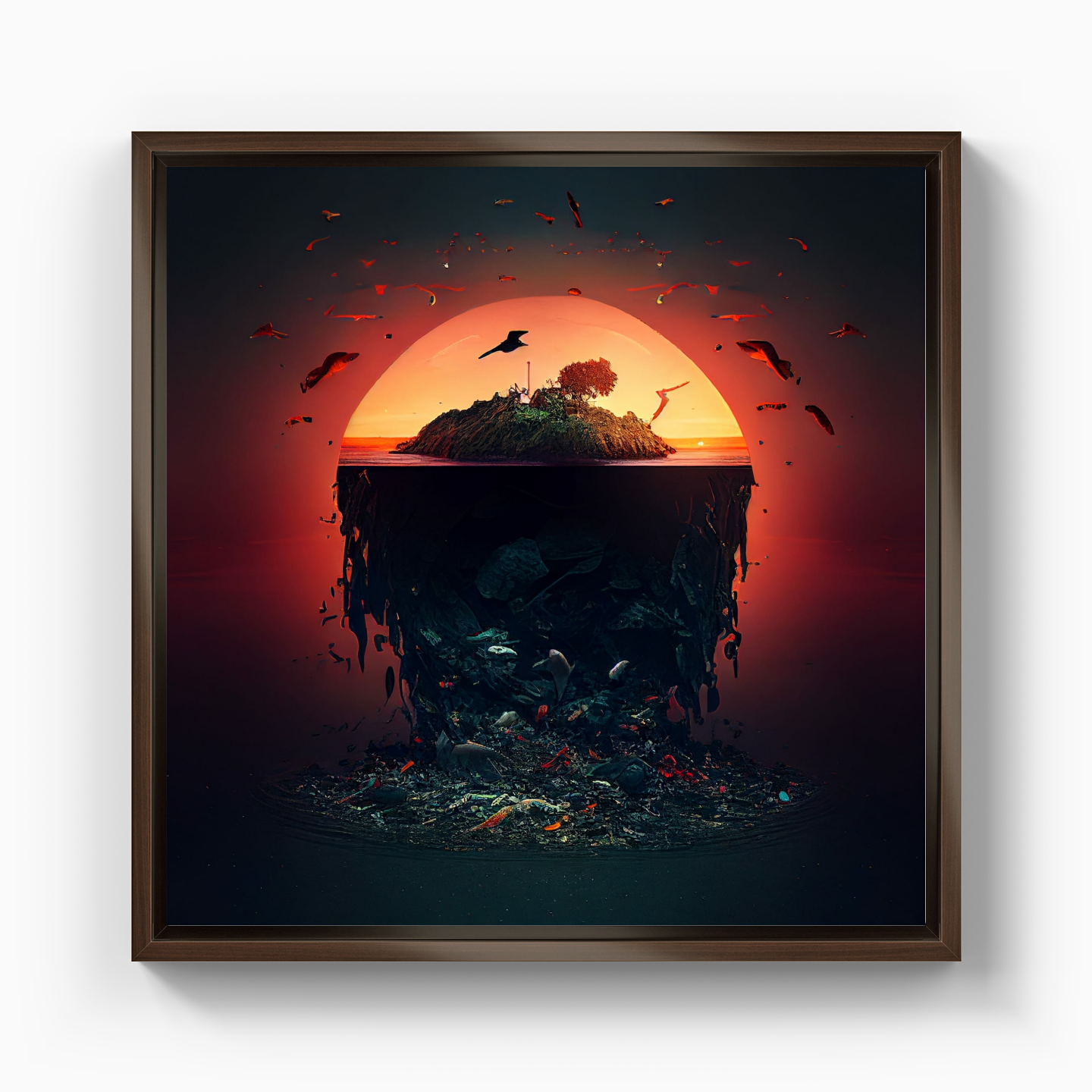 Garbage Island 2 - Canvas Print