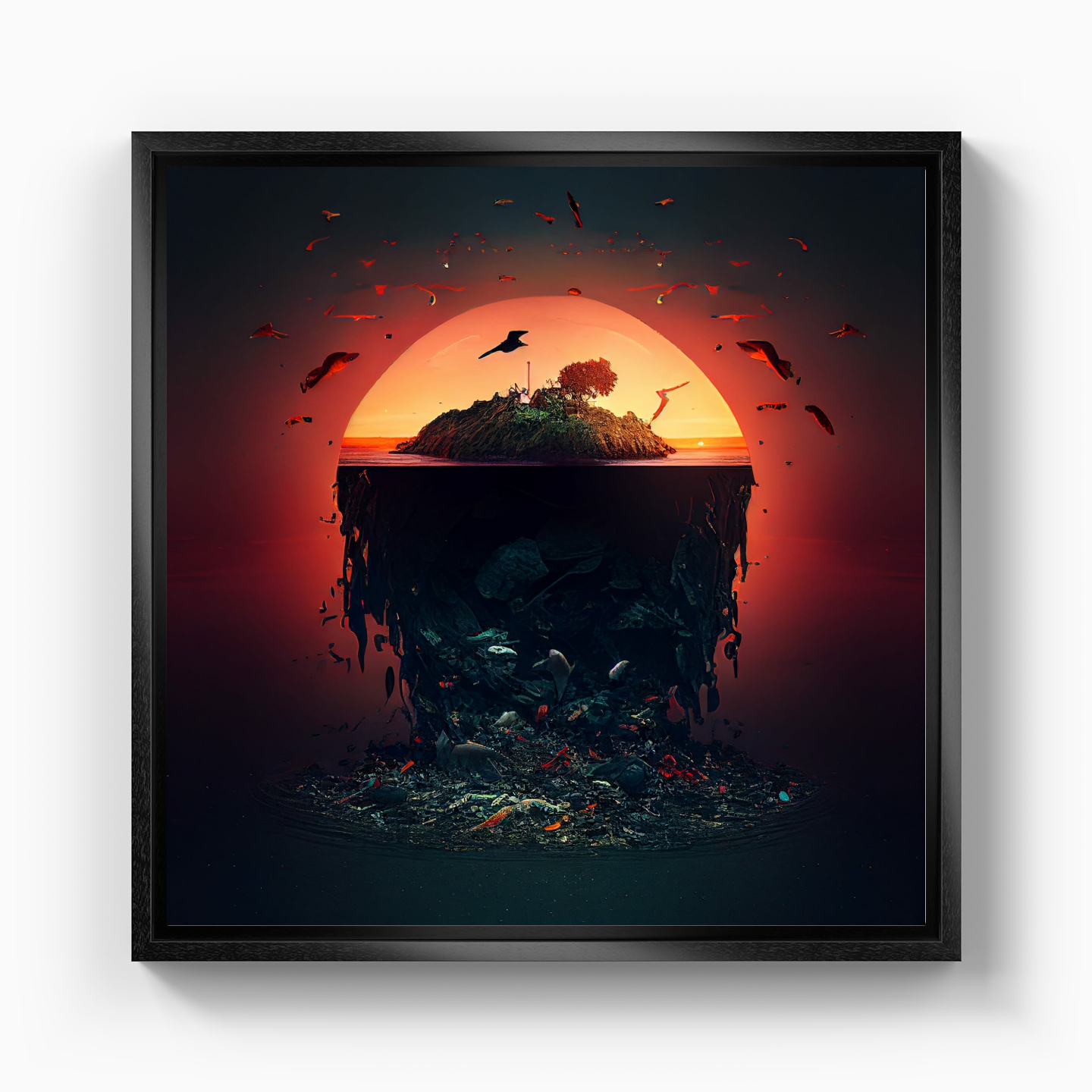 Garbage Island 2 - Canvas Print