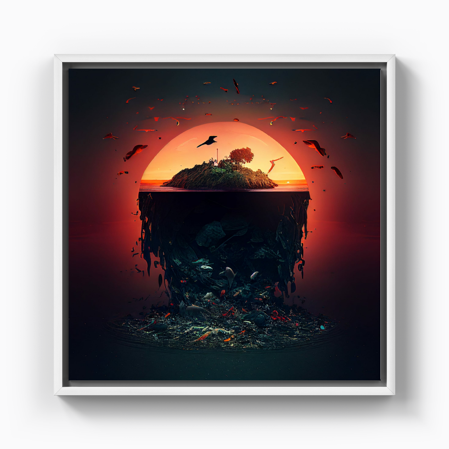 Garbage Island 2 - Canvas Print