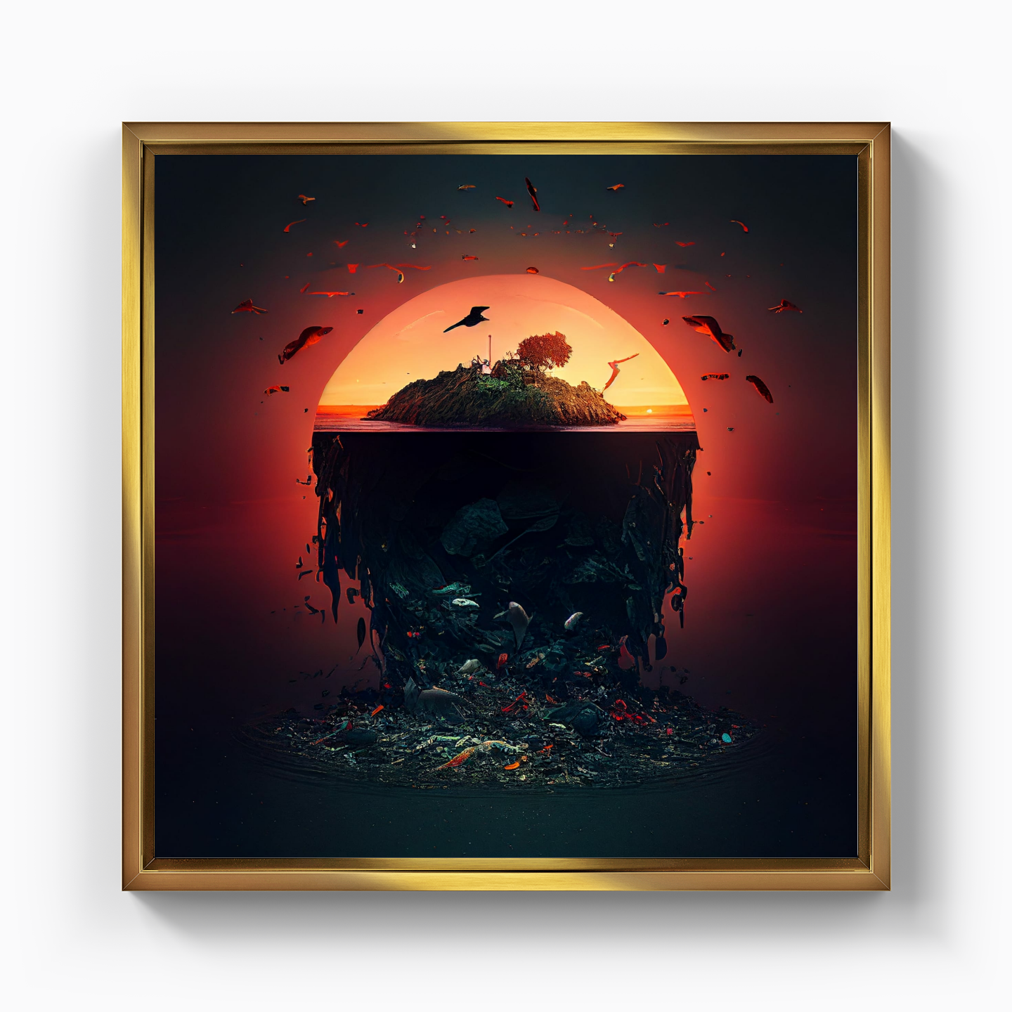 Garbage Island 2 - Canvas Print