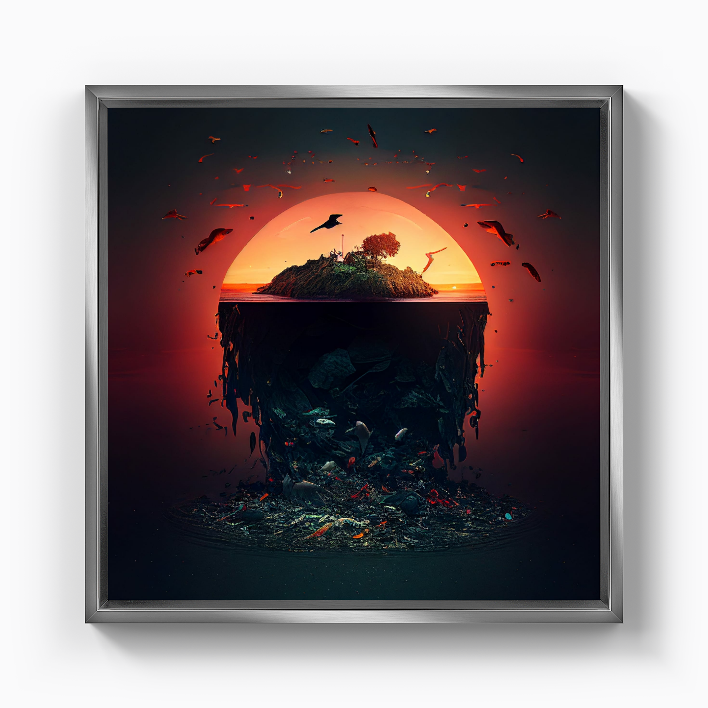 Garbage Island 2 - Canvas Print