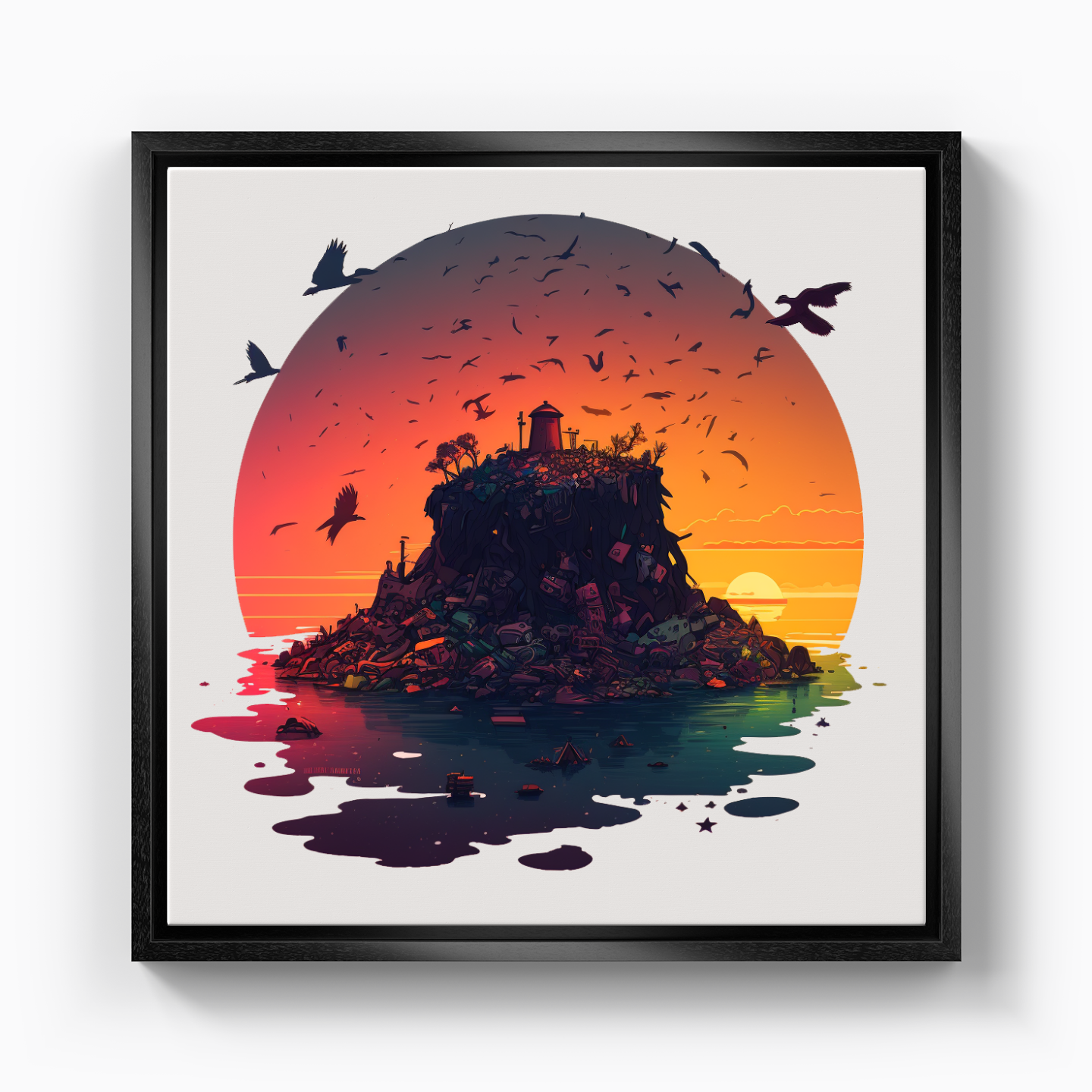 Garbage Island - Canvas Print