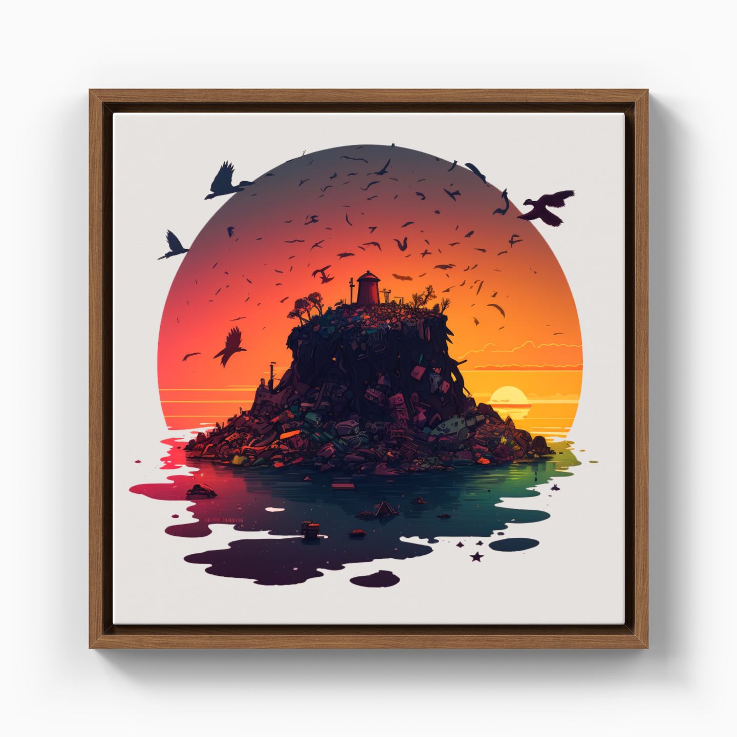 Garbage Island - Canvas Print