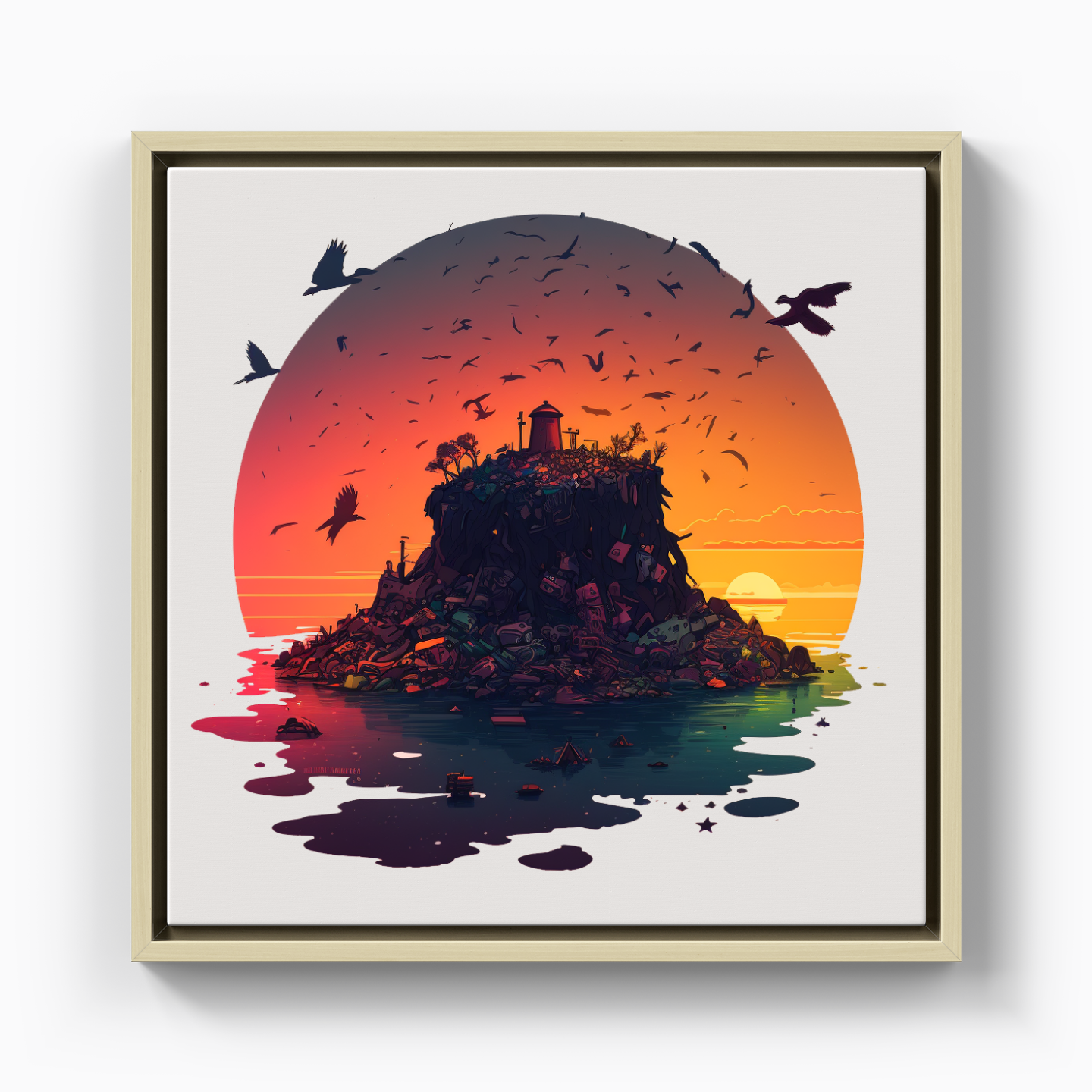 Garbage Island - Canvas Print