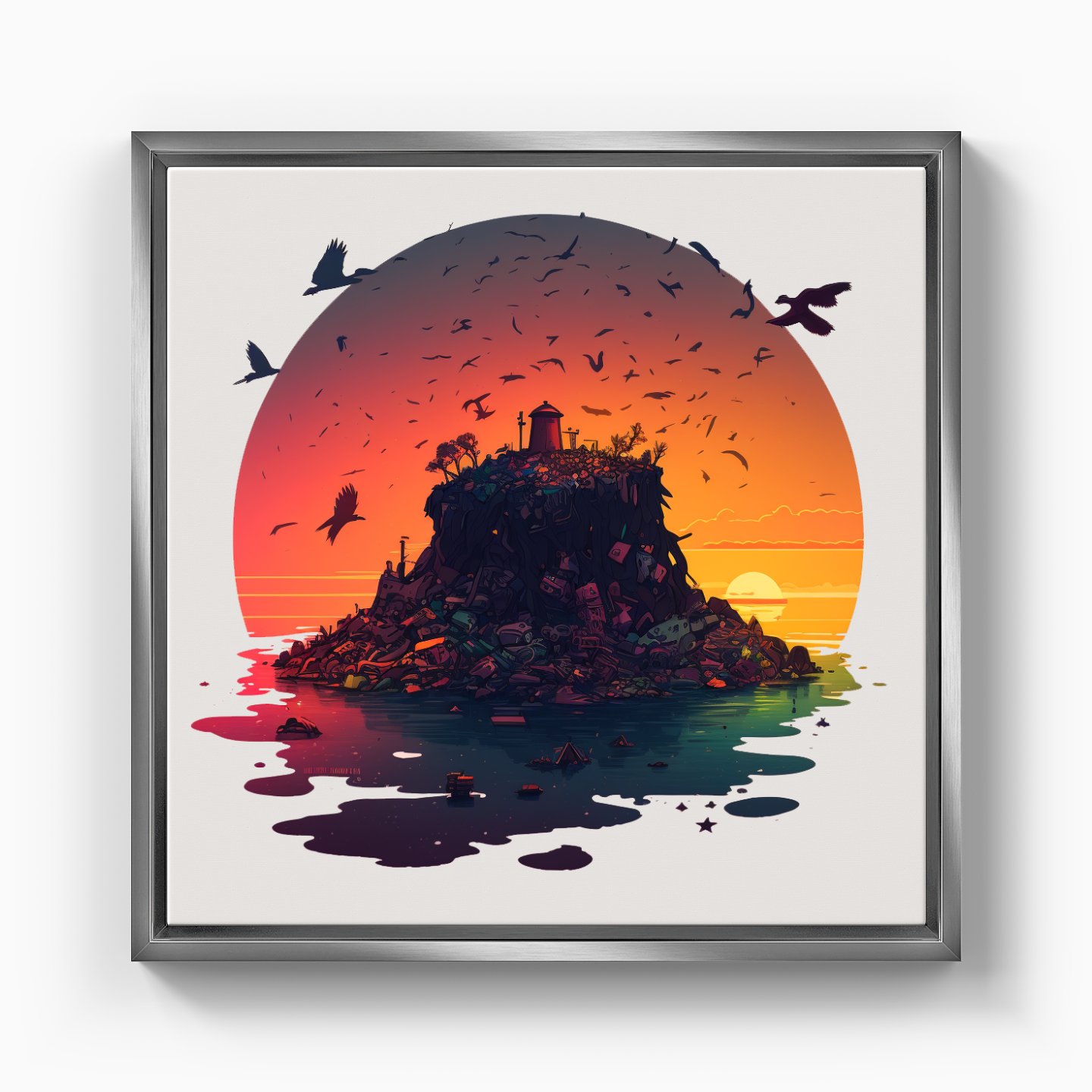 Garbage Island - Canvas Print
