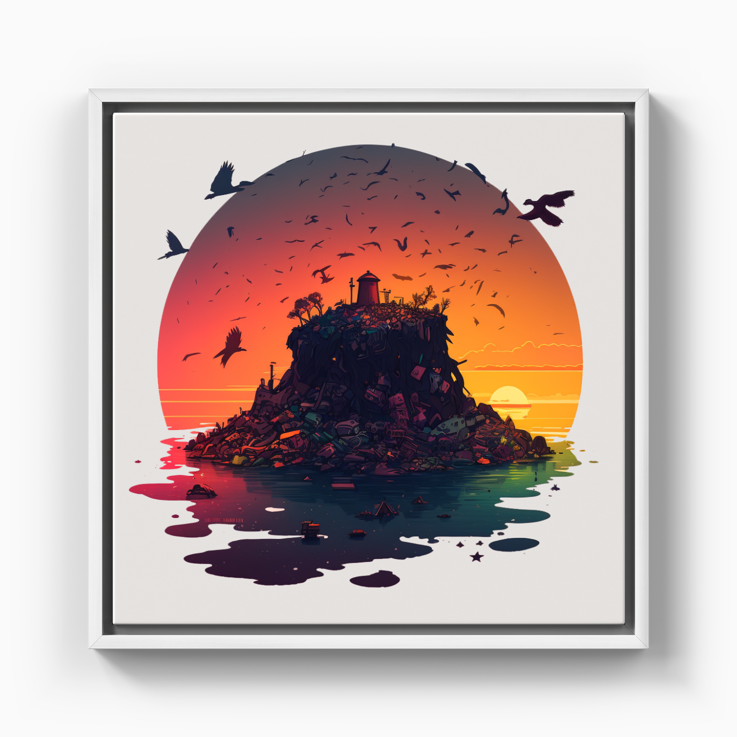 Garbage Island - Canvas Print