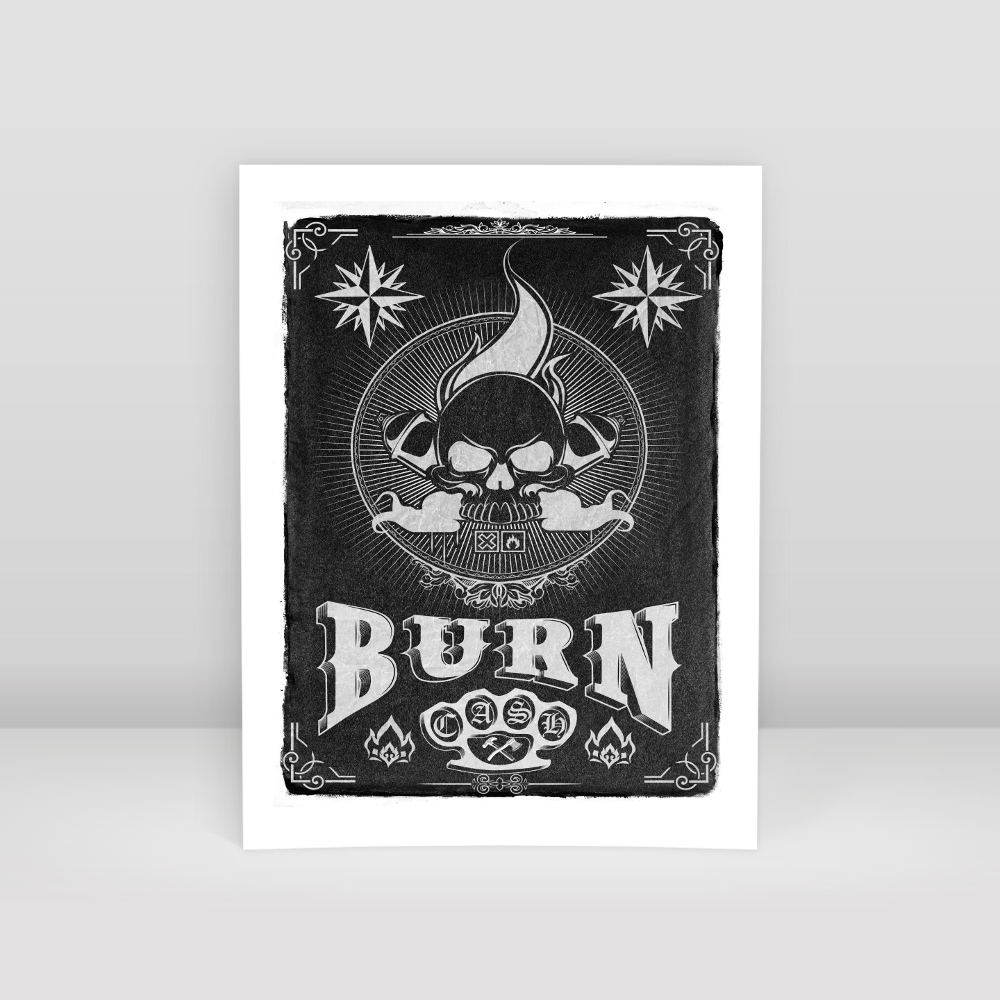 Burn Cash - Art Print