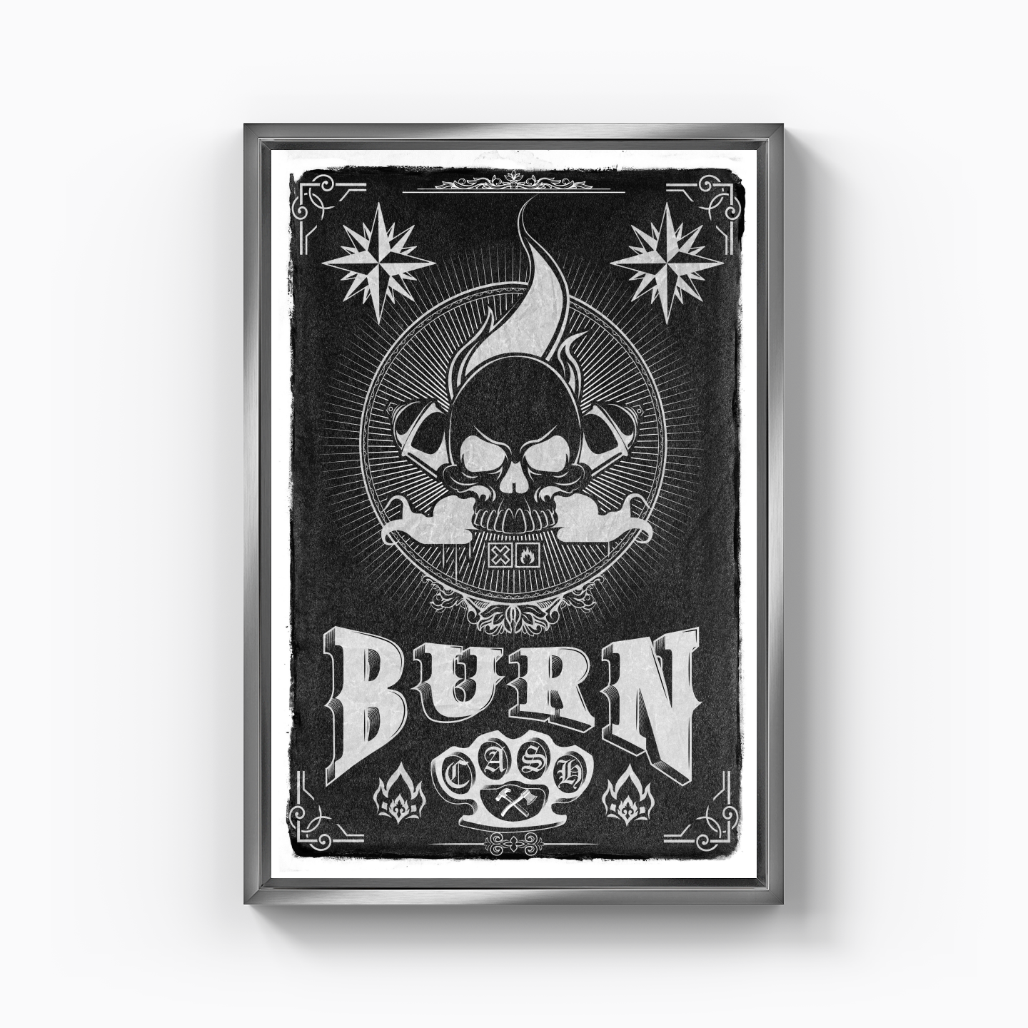 Burn Cash - Kanvas Tablo