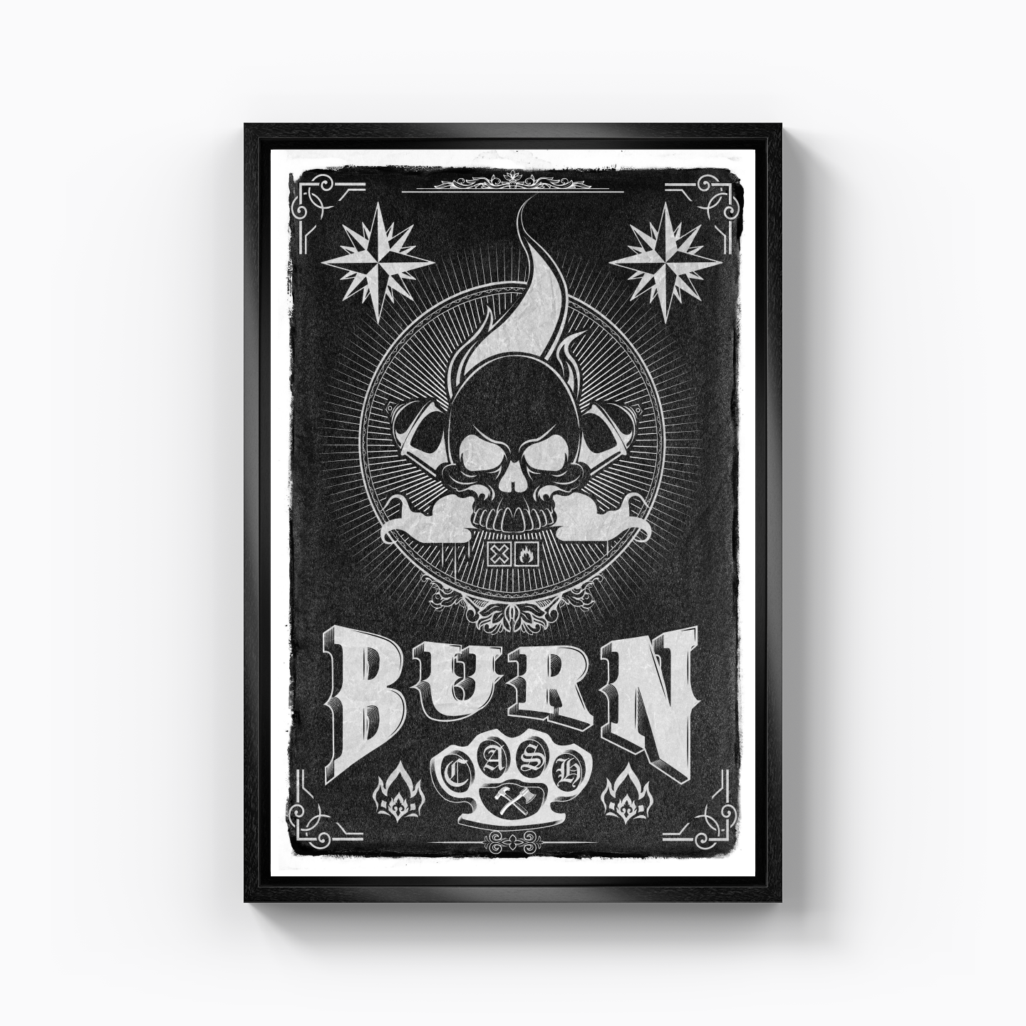 Burn Cash - Kanvas Tablo