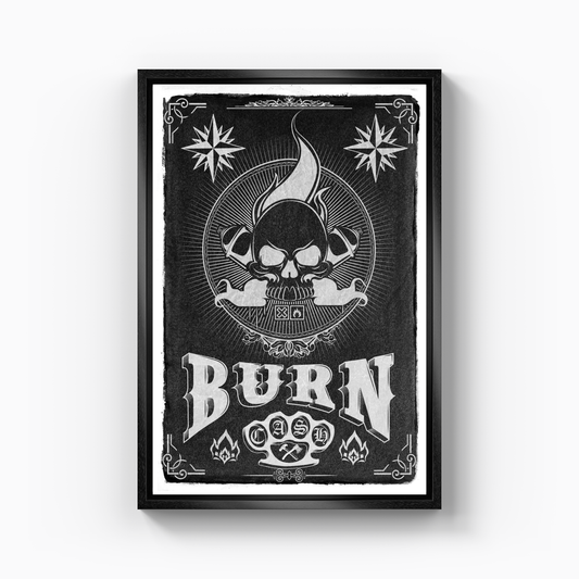 Burn Cash - Canvas Print