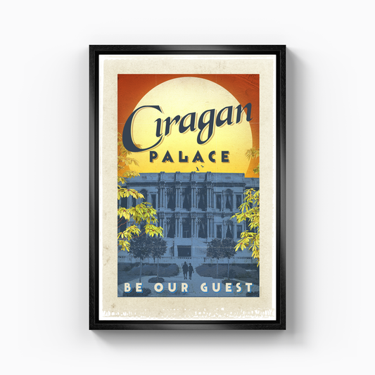 Çırağan Palace - Canvas Painting