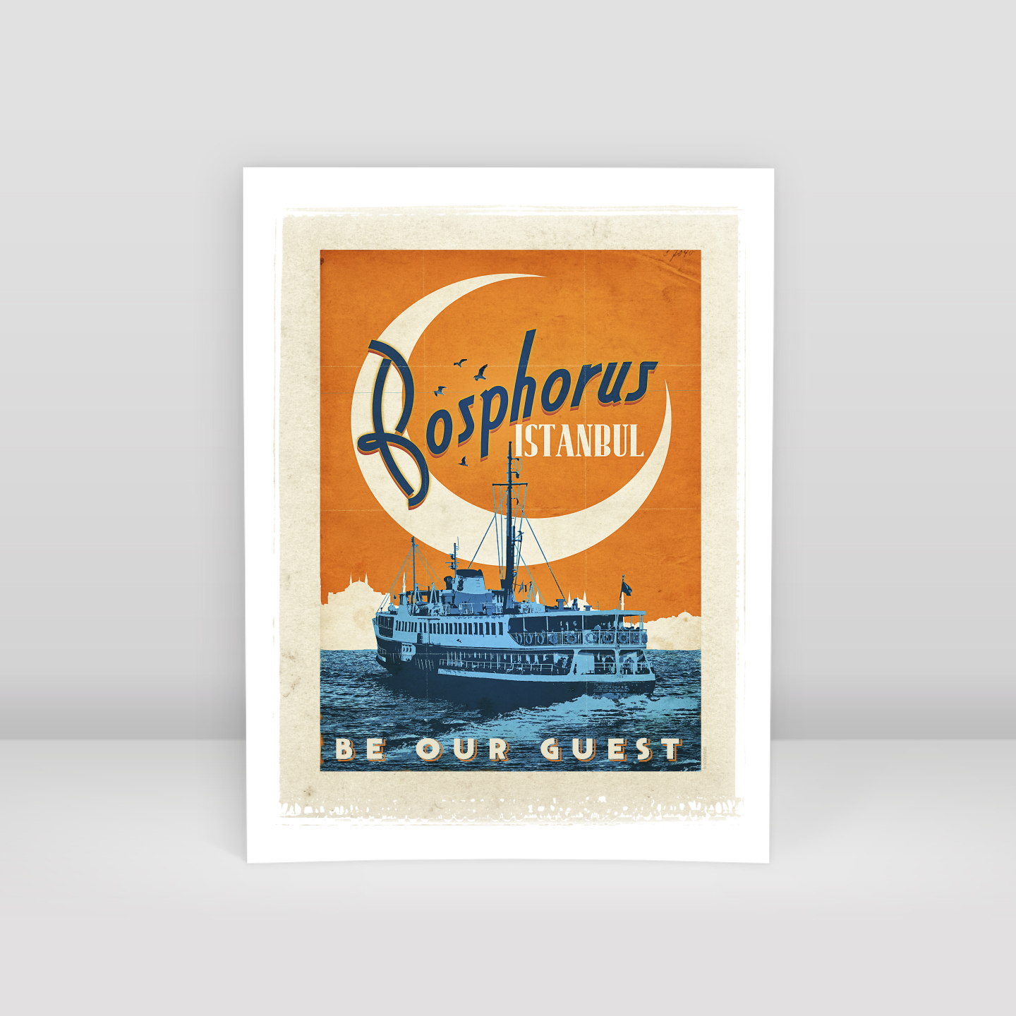 Istanbul Bosphorus - Art Print